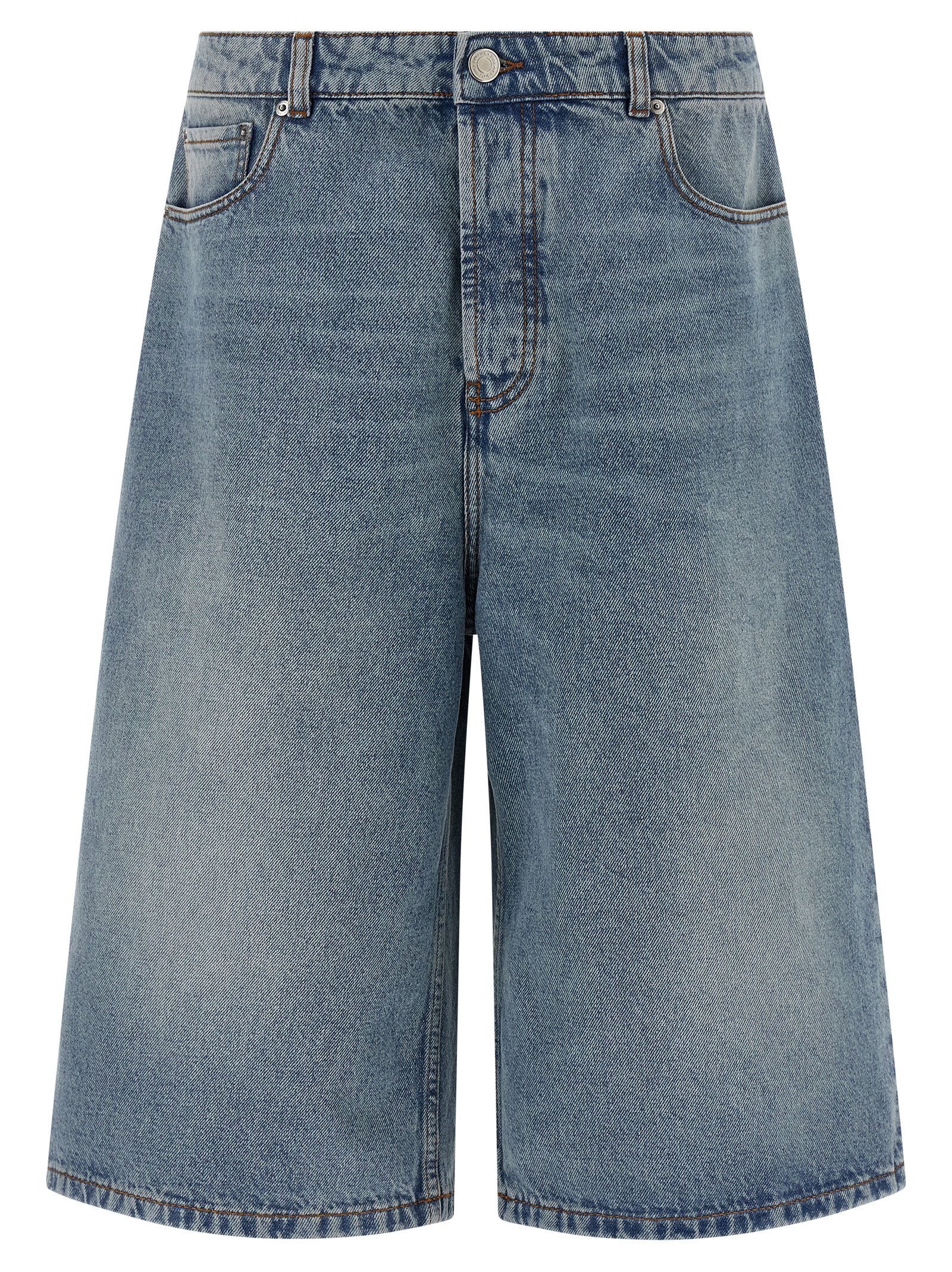 Denim bermuda shorts