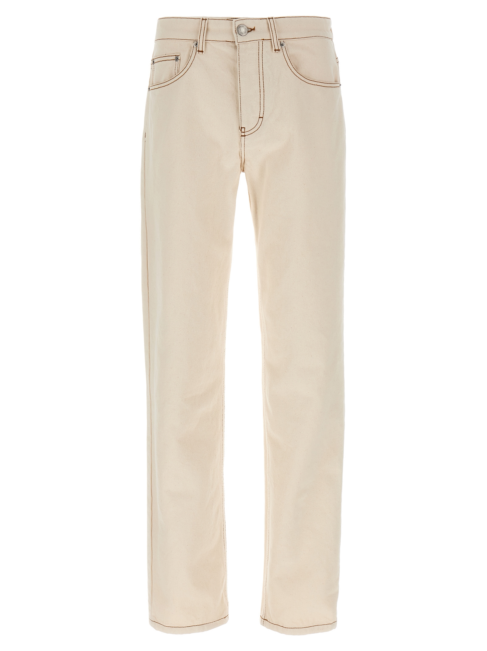 Garment-dyed jeans