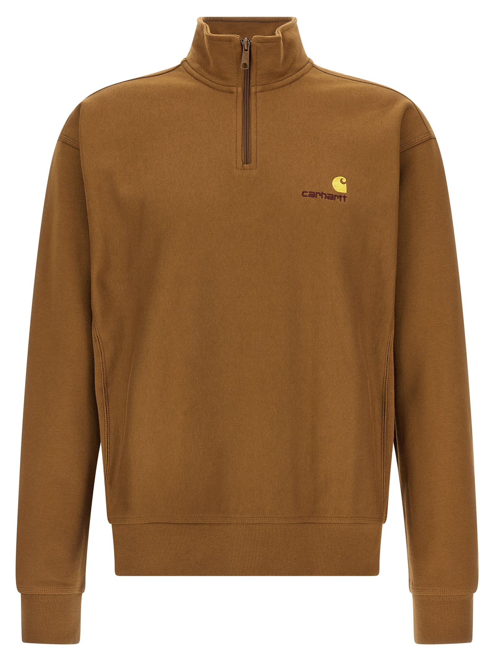 'Half zip American Script sweat' sweatshirt