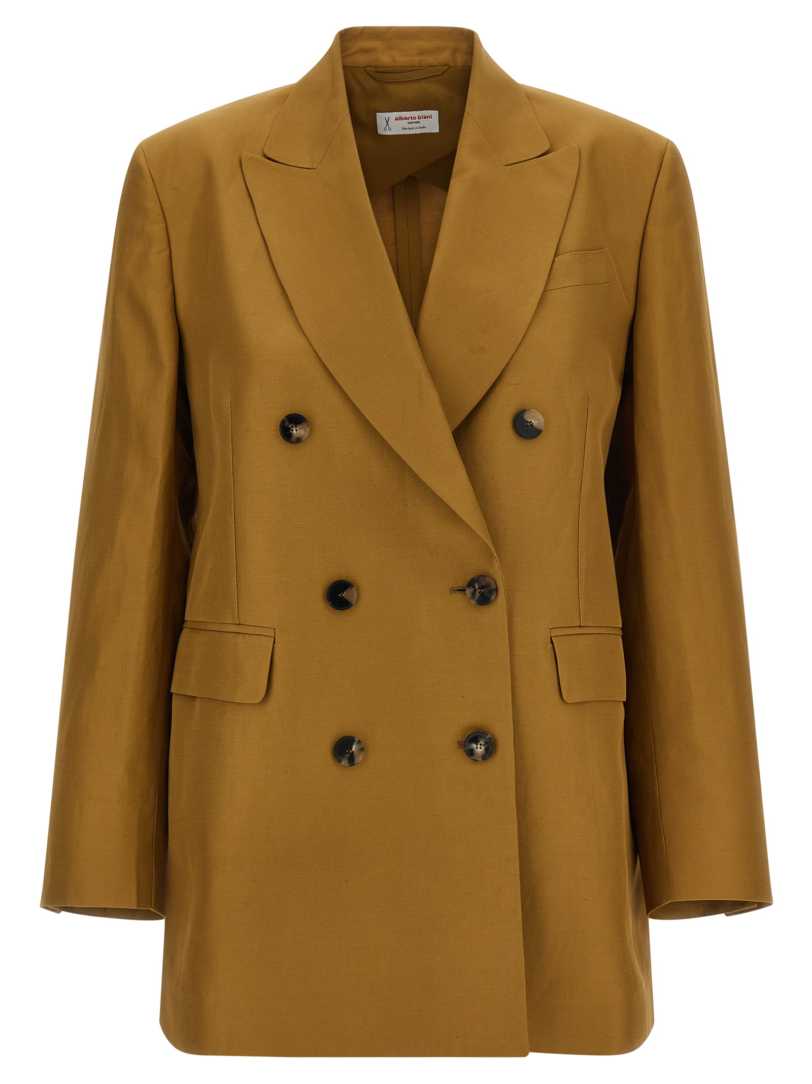 Linen viscose blazer