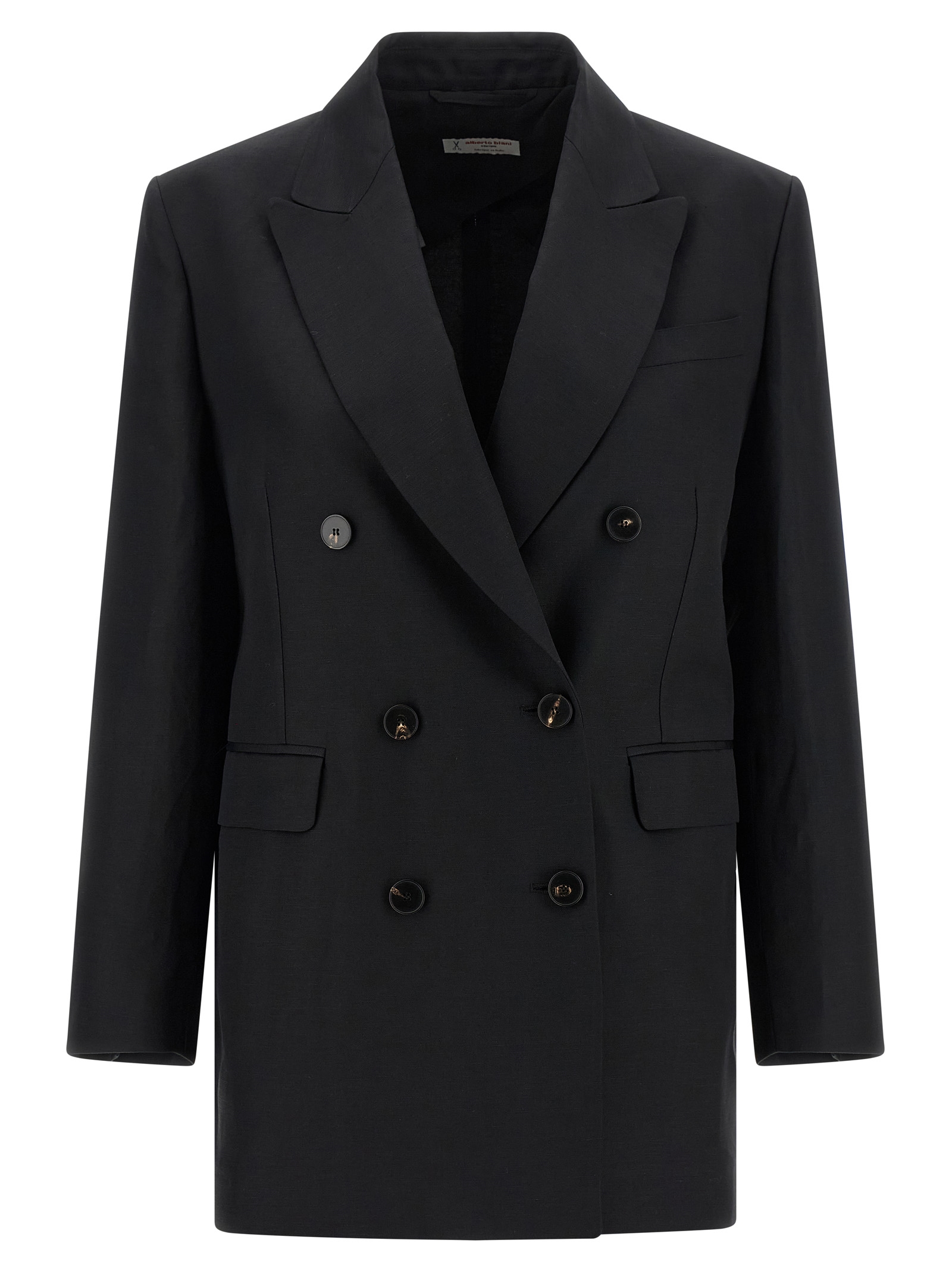 Linen viscose blazer