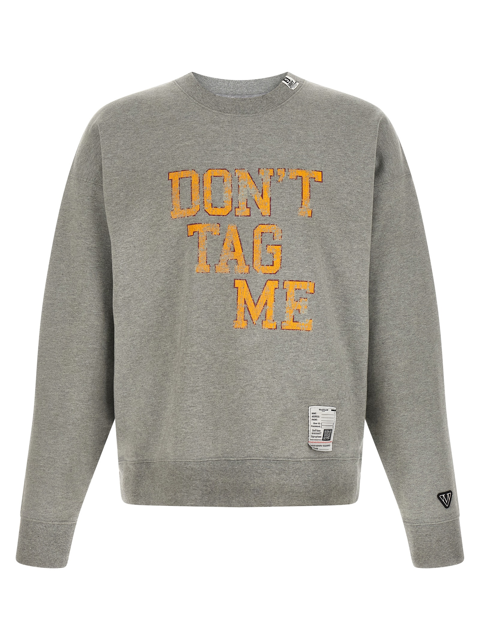 'Don't Tag Me' sweatshirt