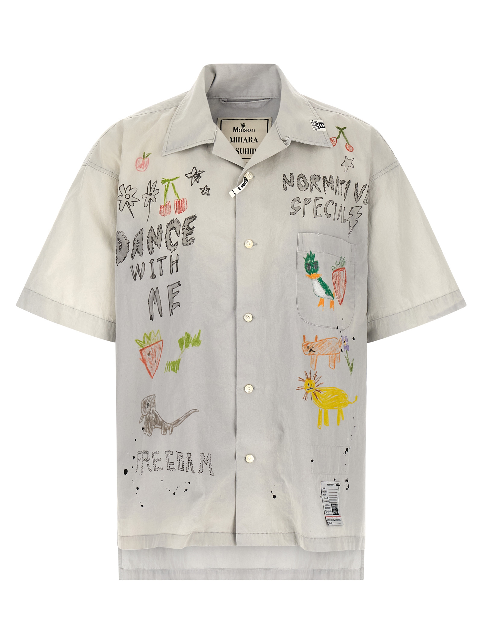 Graffiti print shirt
