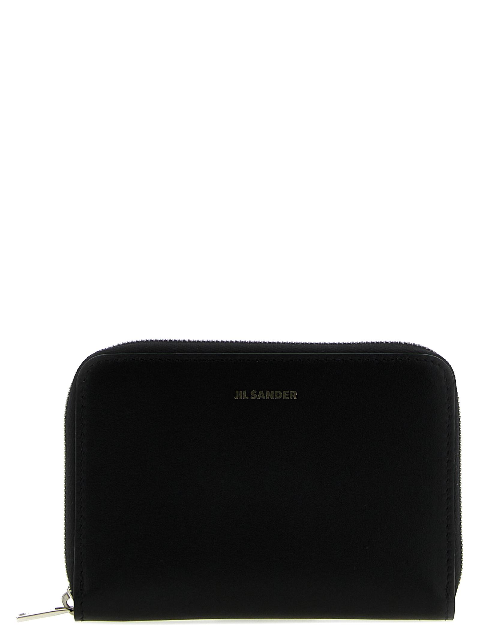 Zip leather wallet