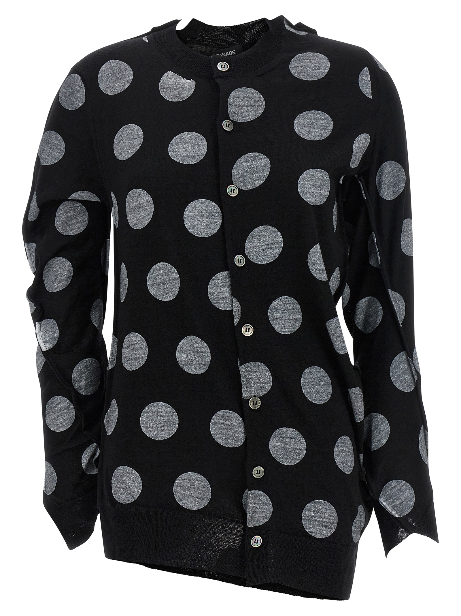 Polka dot maxi cardigan