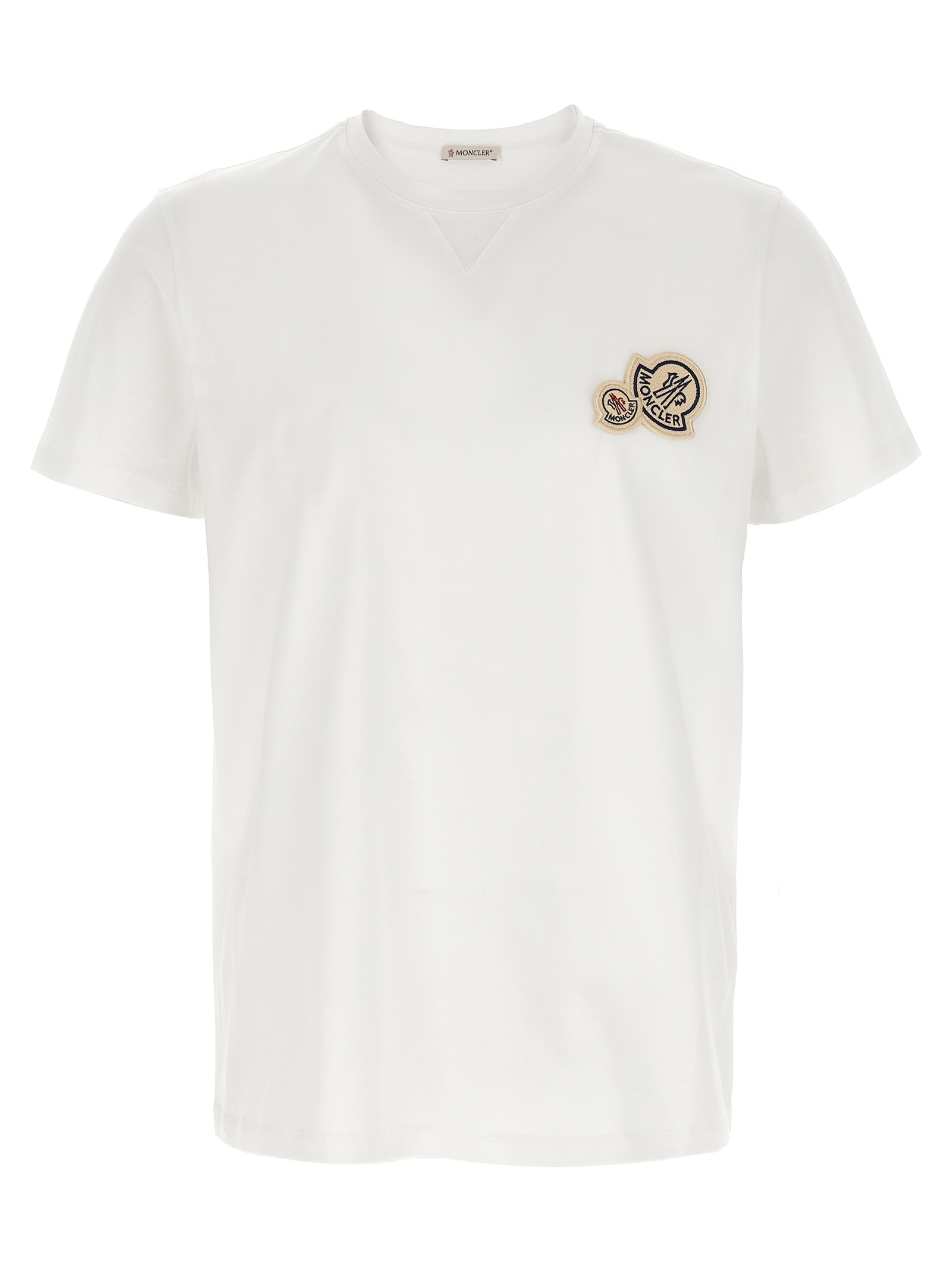 Double logo patch t-shirt