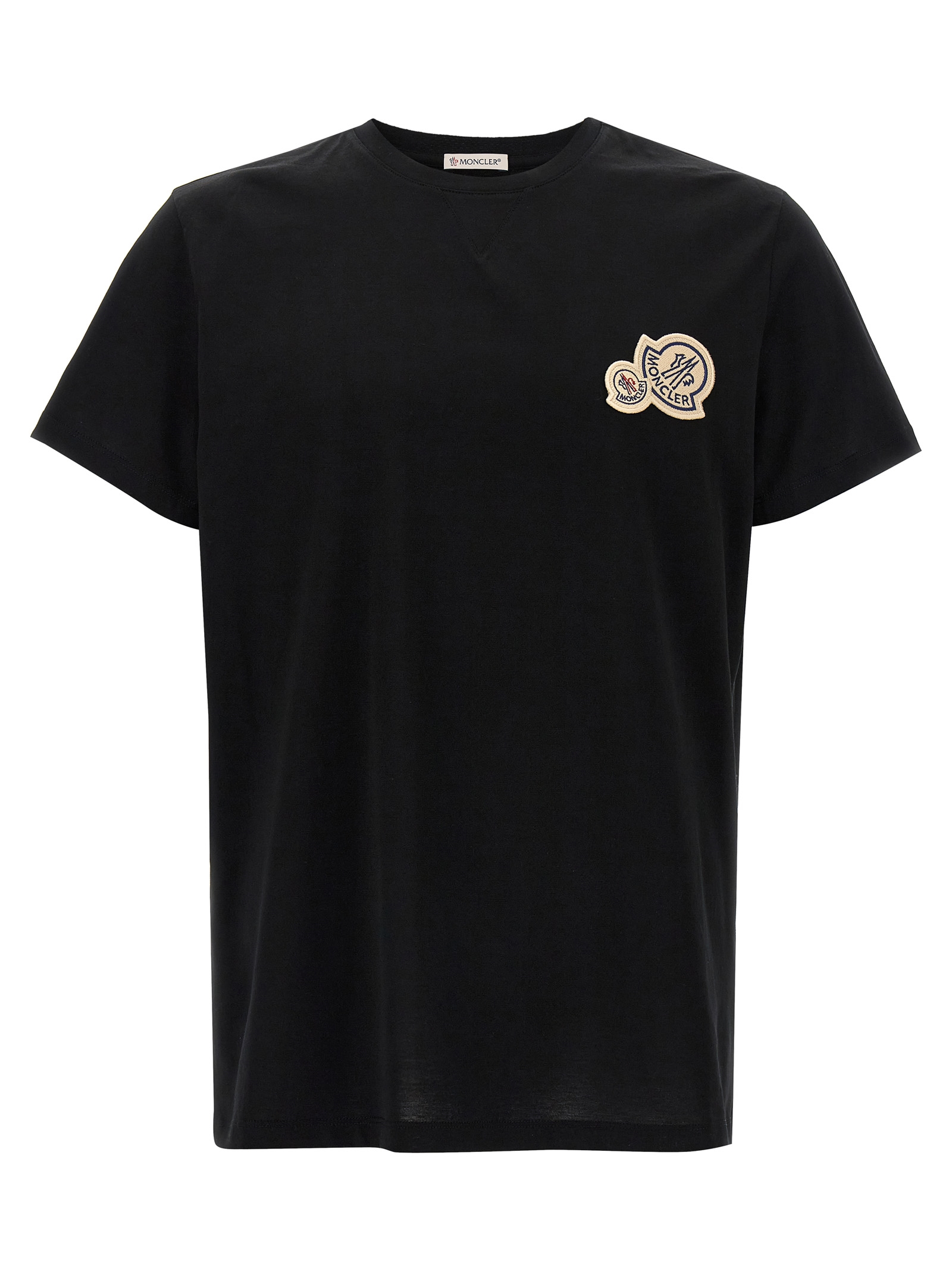 Double logo patch t-shirt