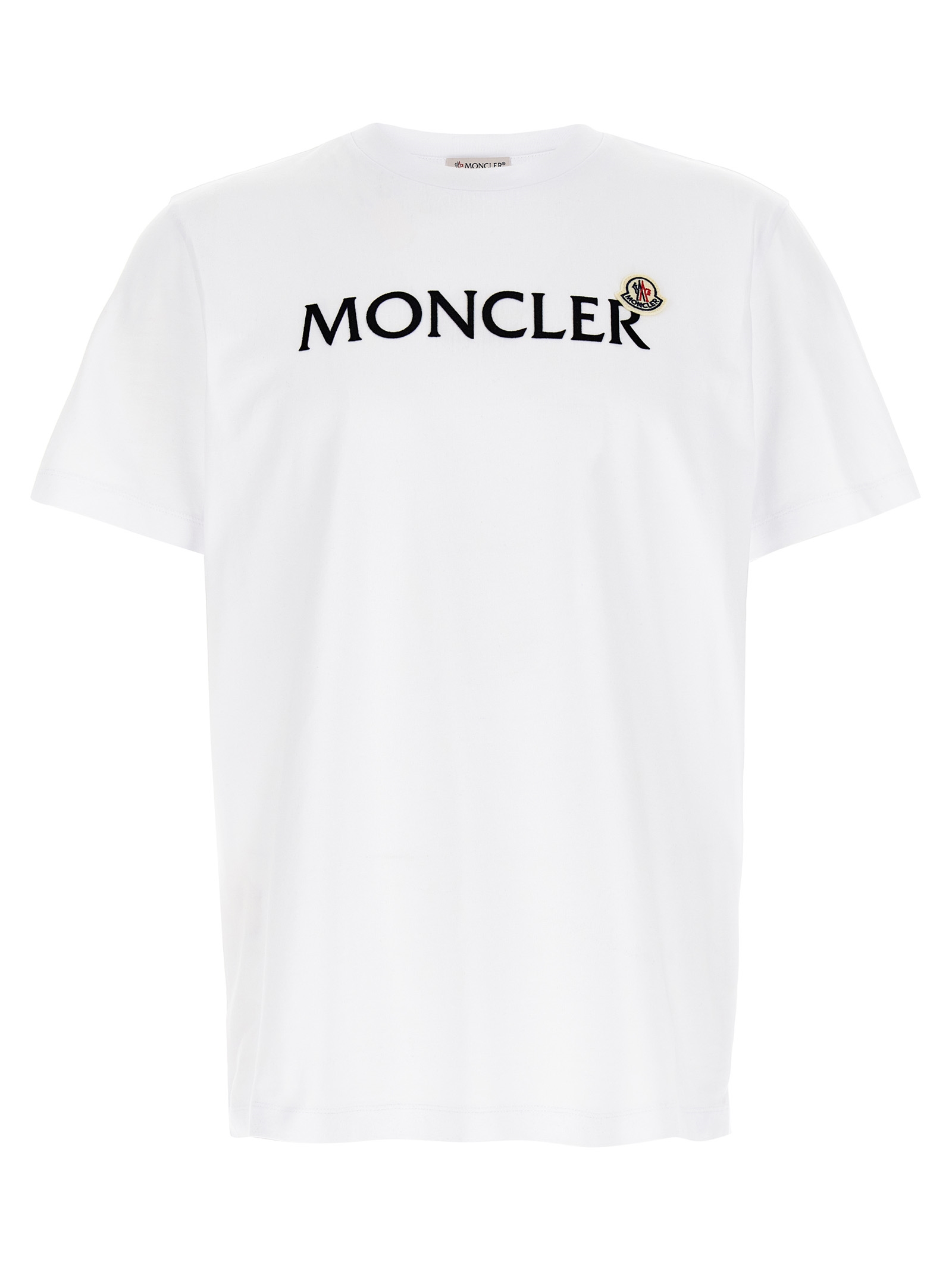 Flocked logo T-shirt