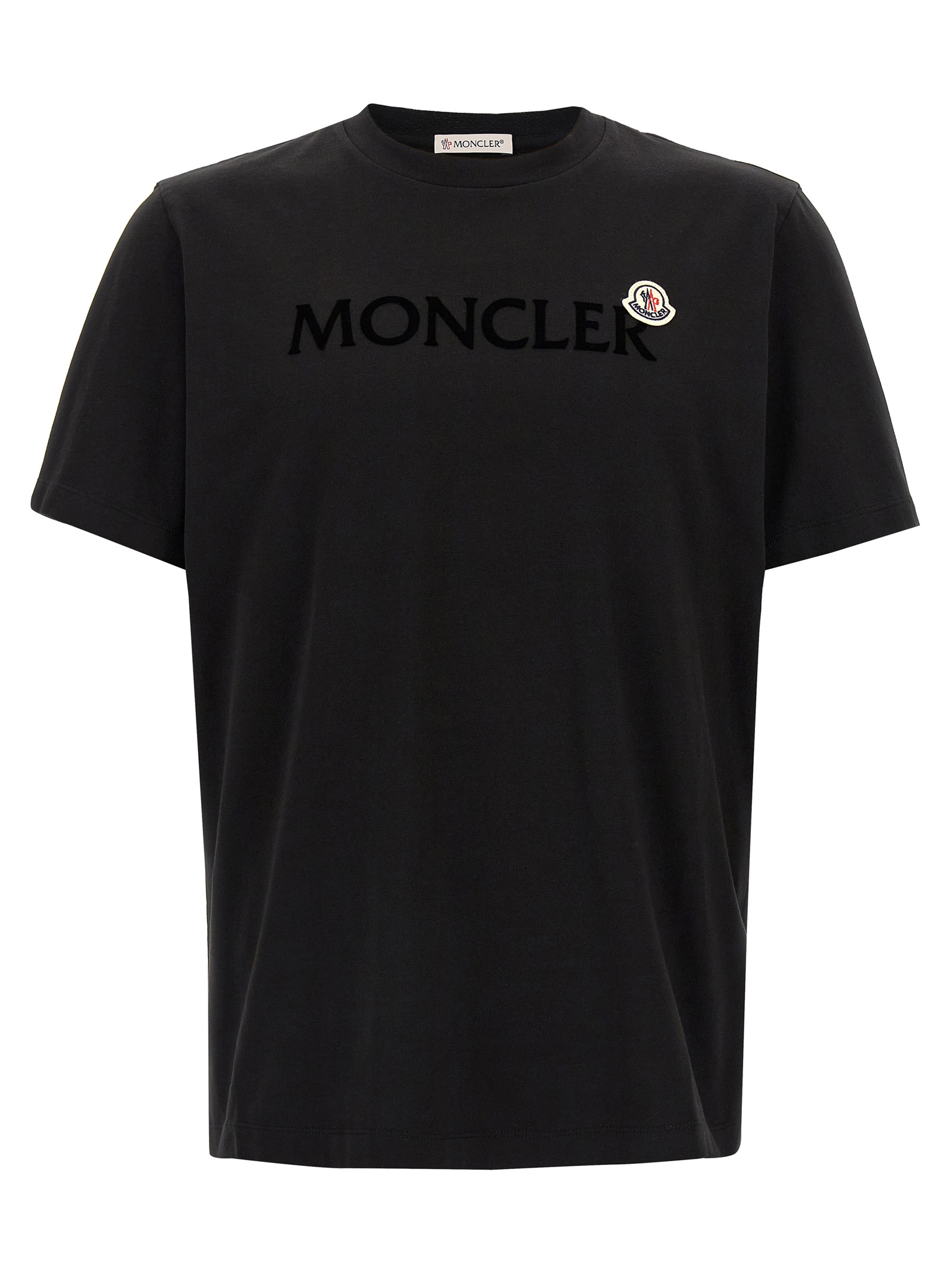 Flocked logo T-shirt