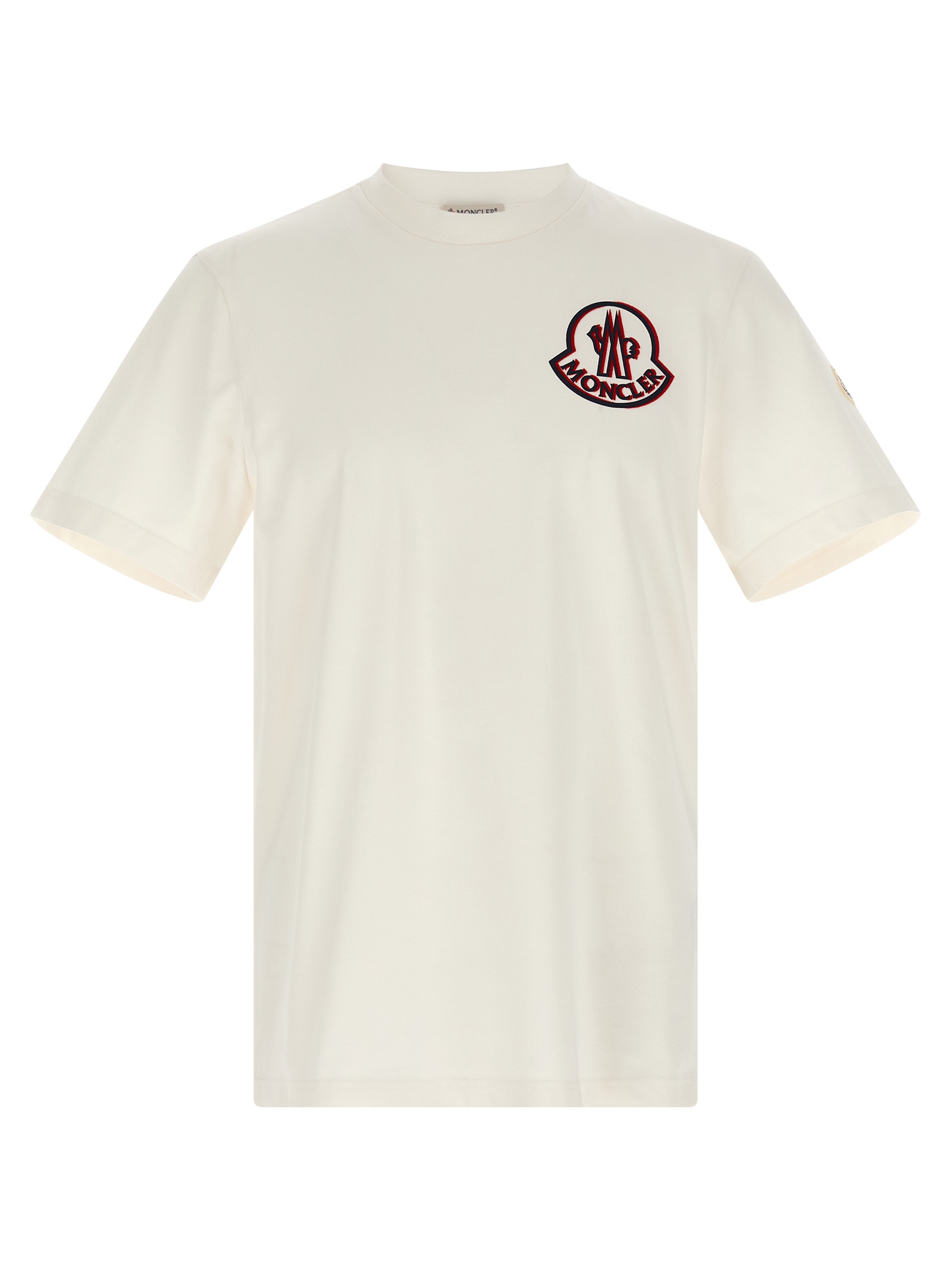 Flocked logo T-shirt