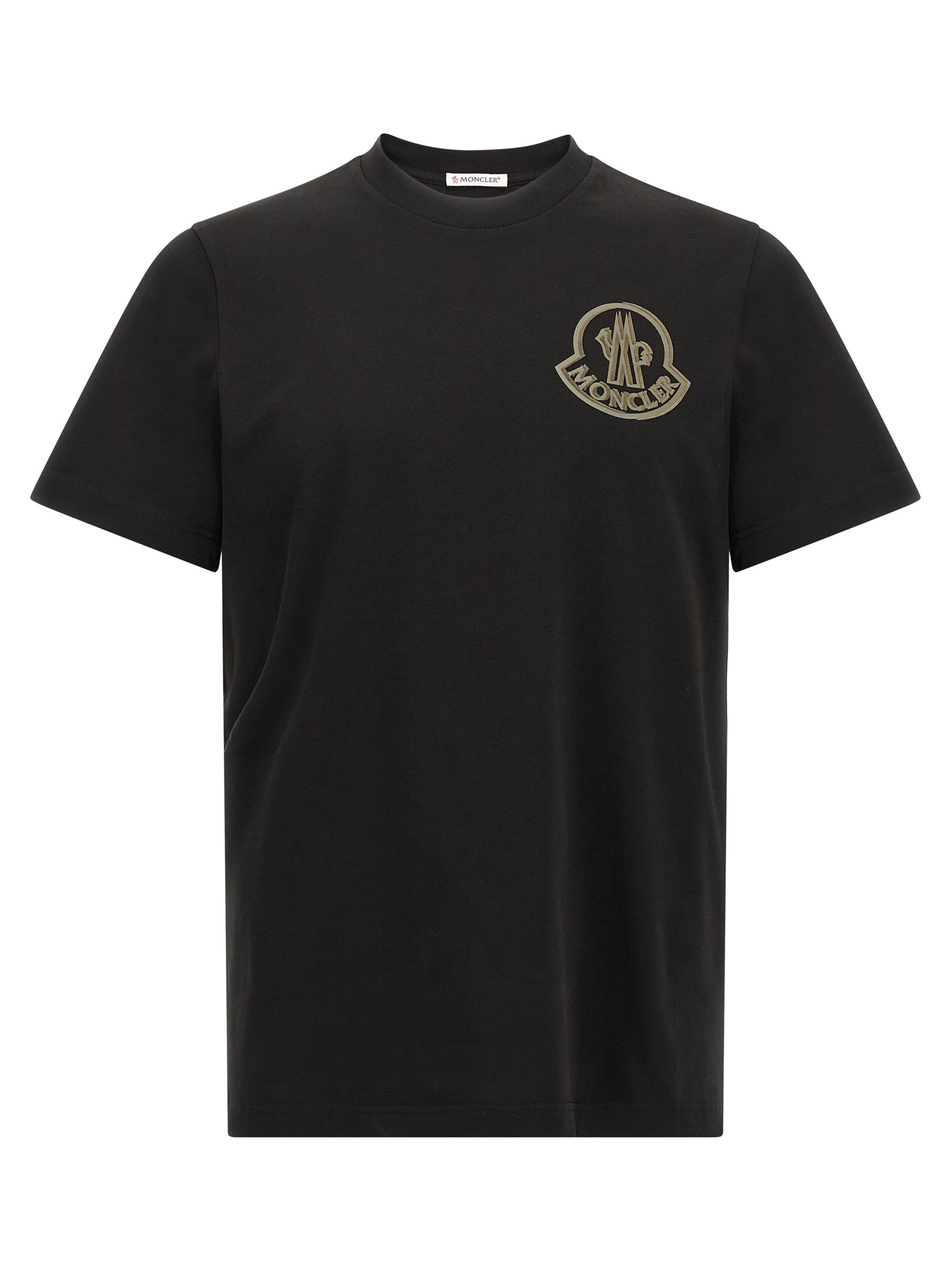 Flocked logo T-shirt