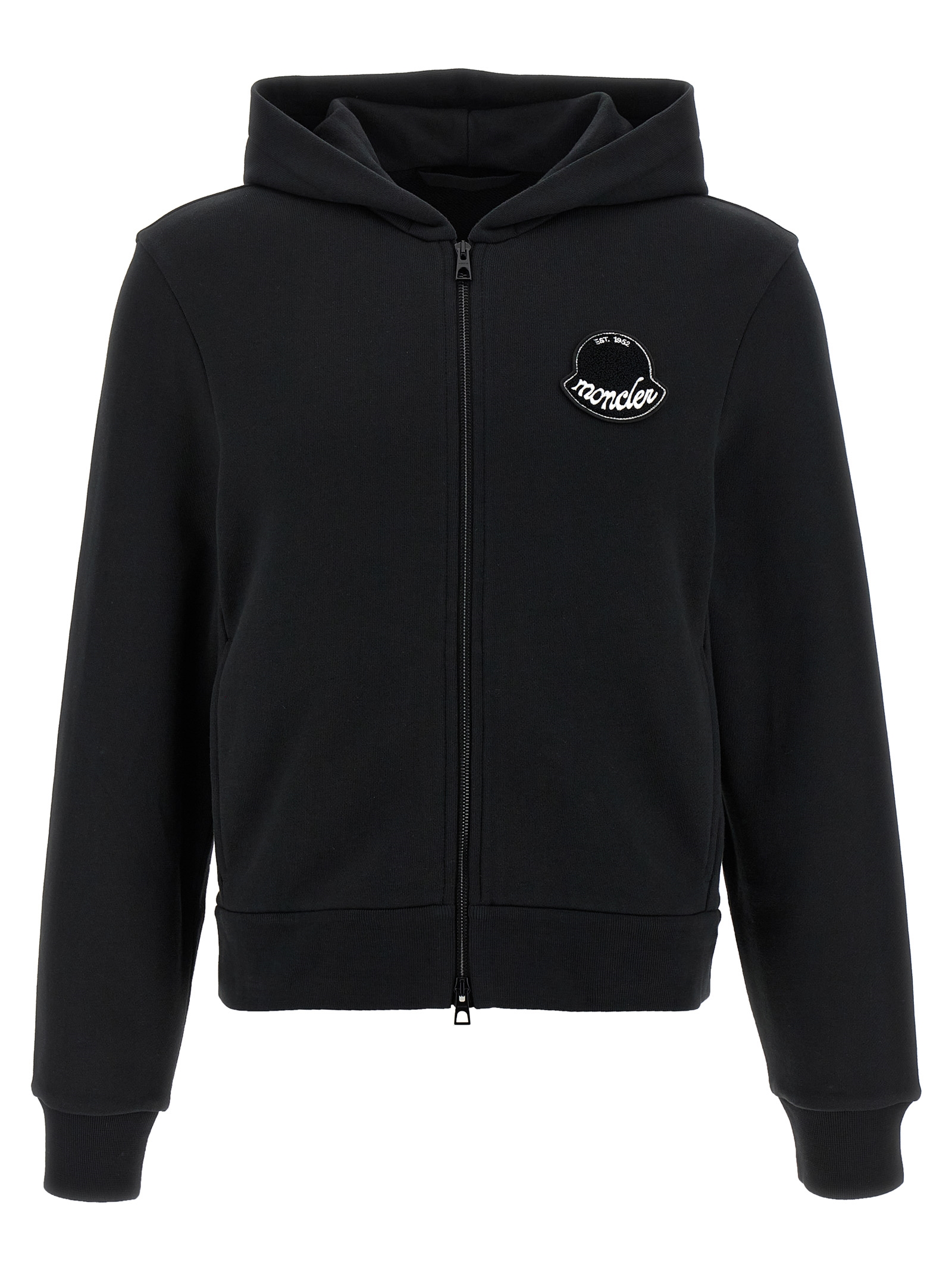 Logo patch hoodie