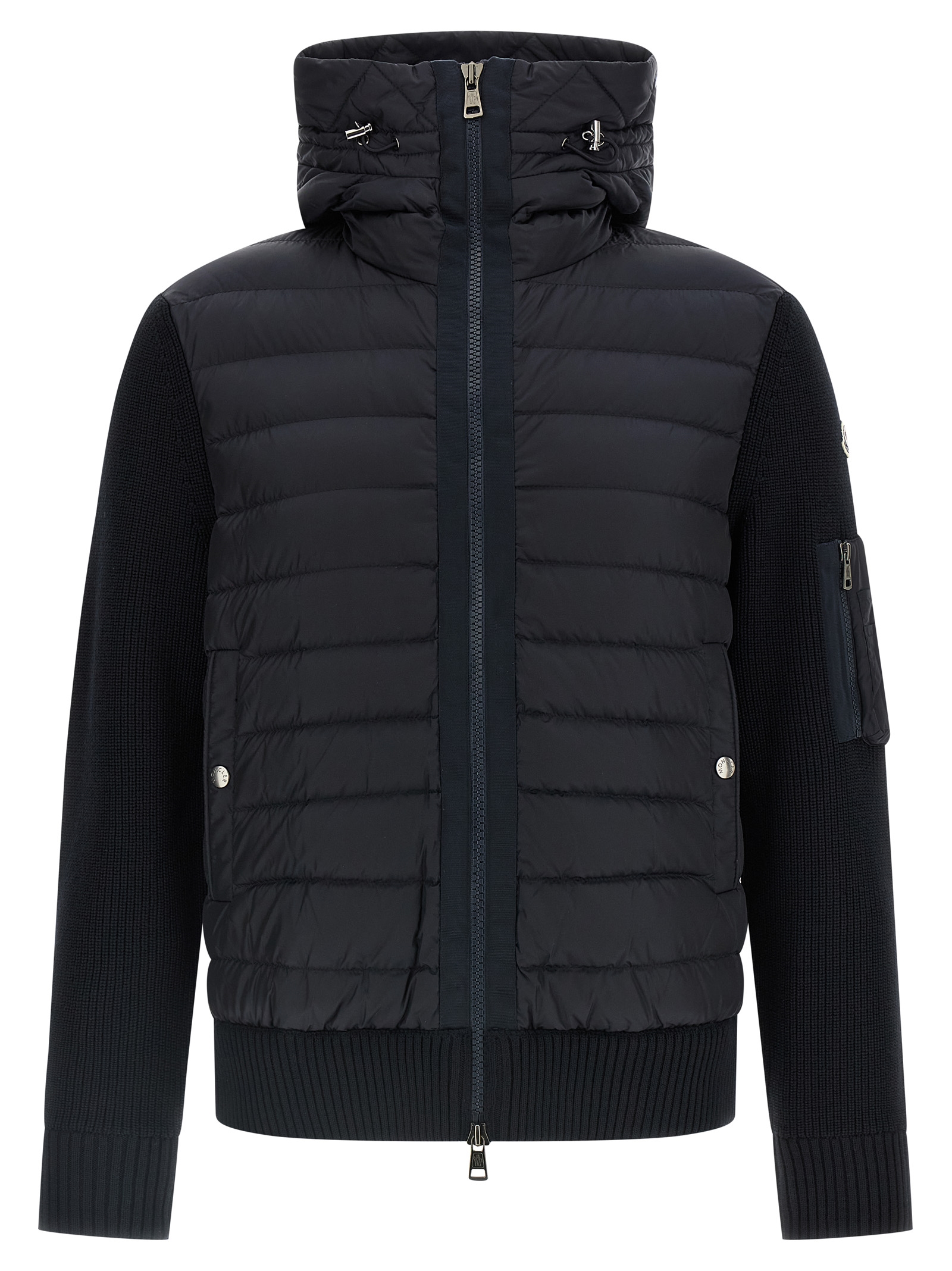 Tricot Hooded Cardigan
