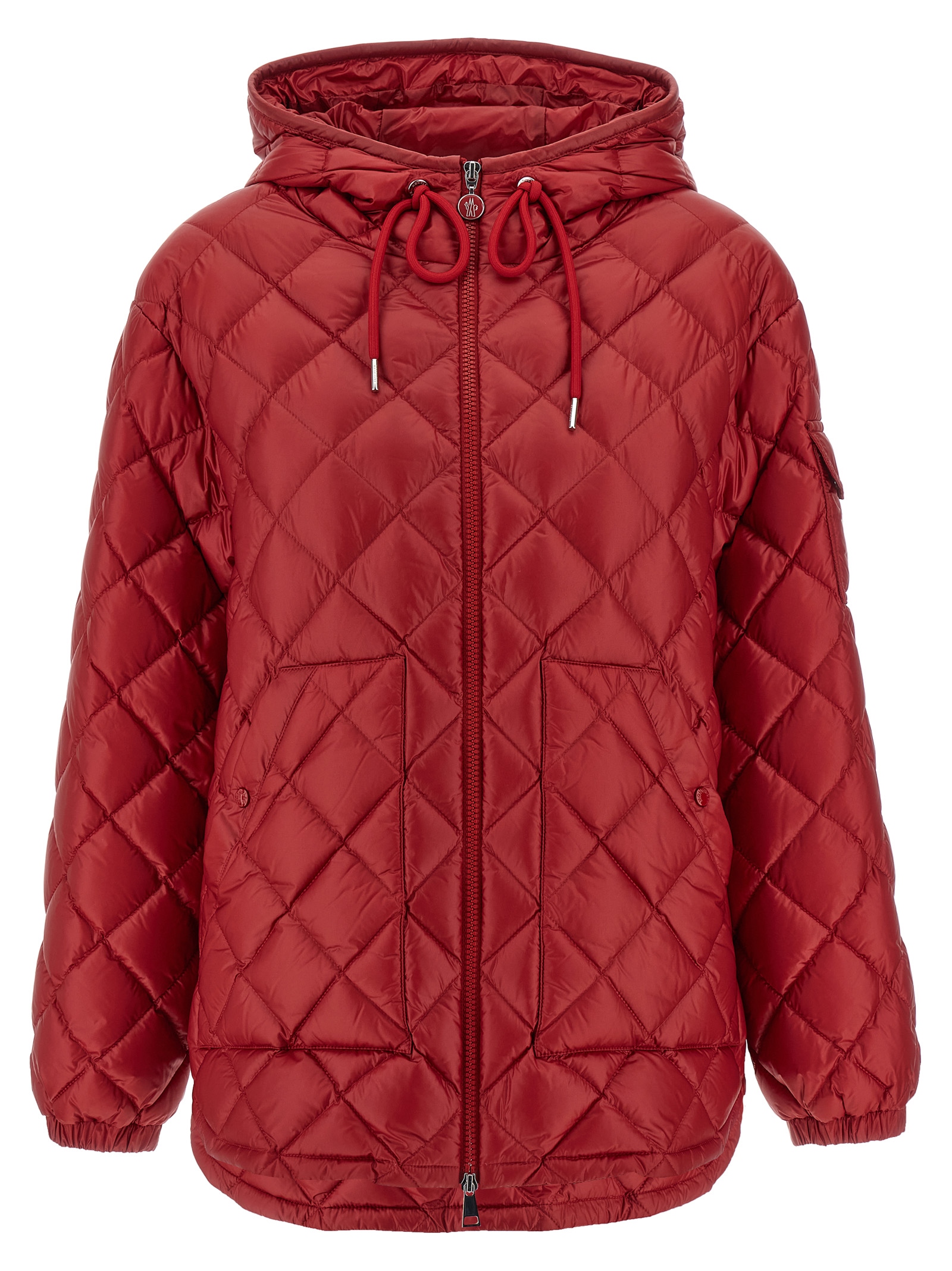 Diamond quilting down jacket