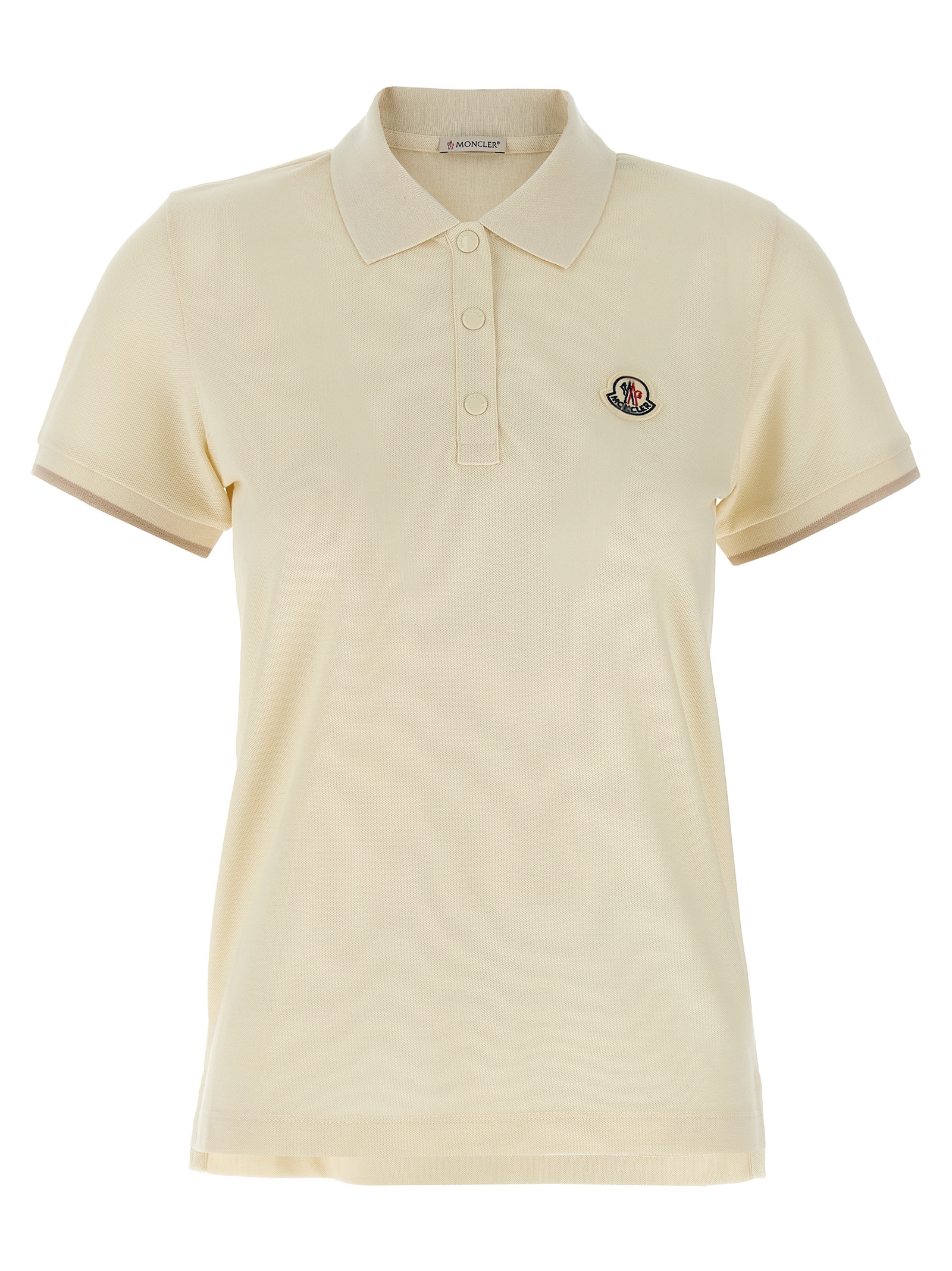 Logo patch polo shirt