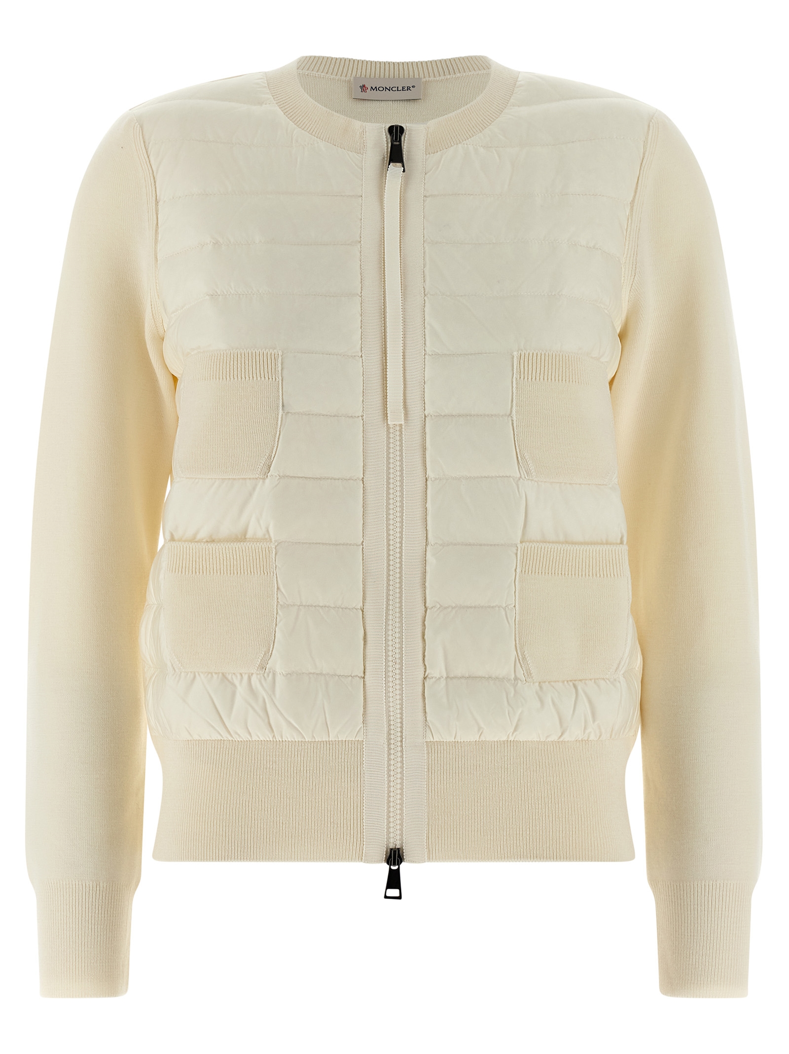 Padded insert cardigan
