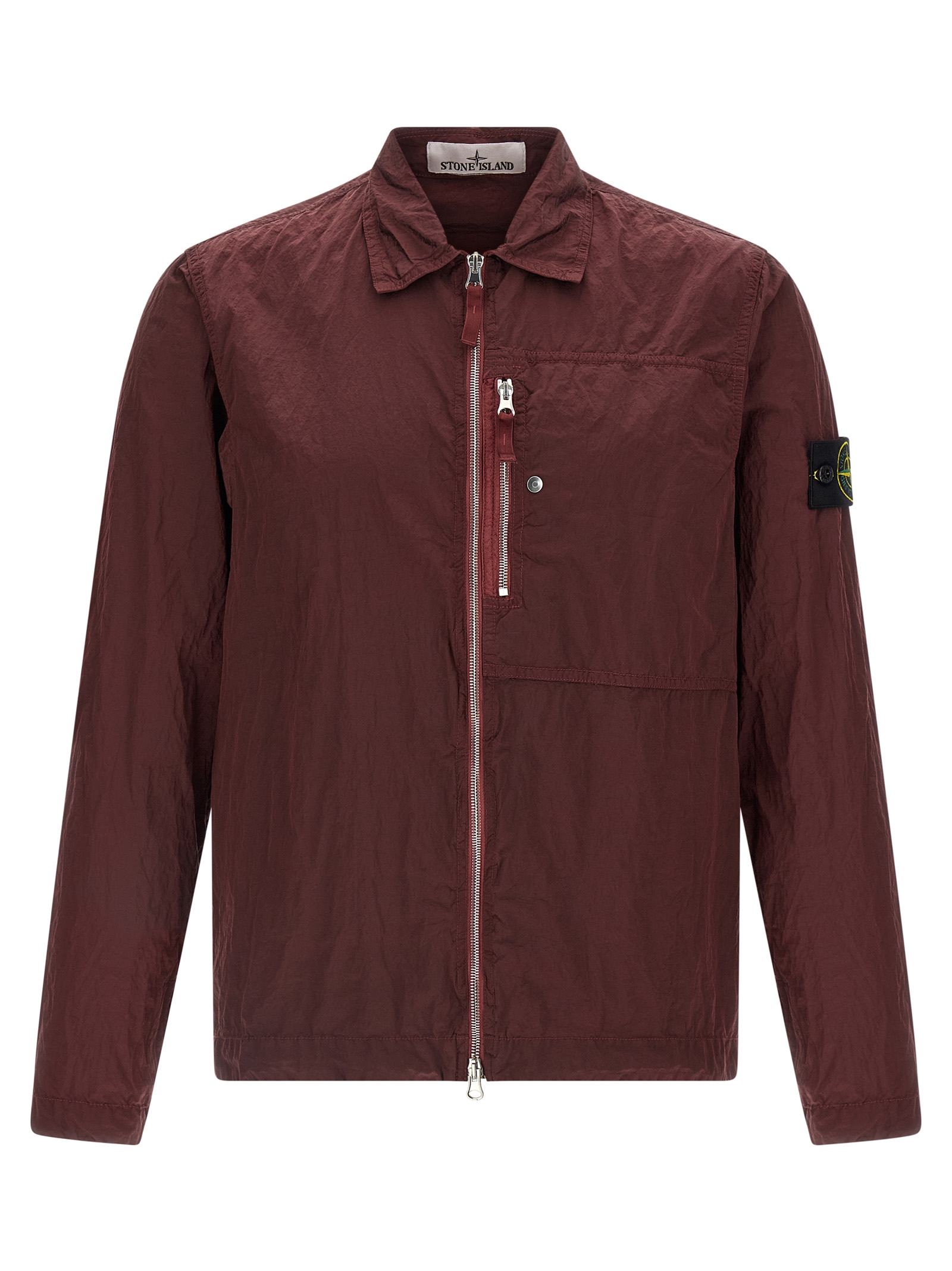 Logo badge overshirt