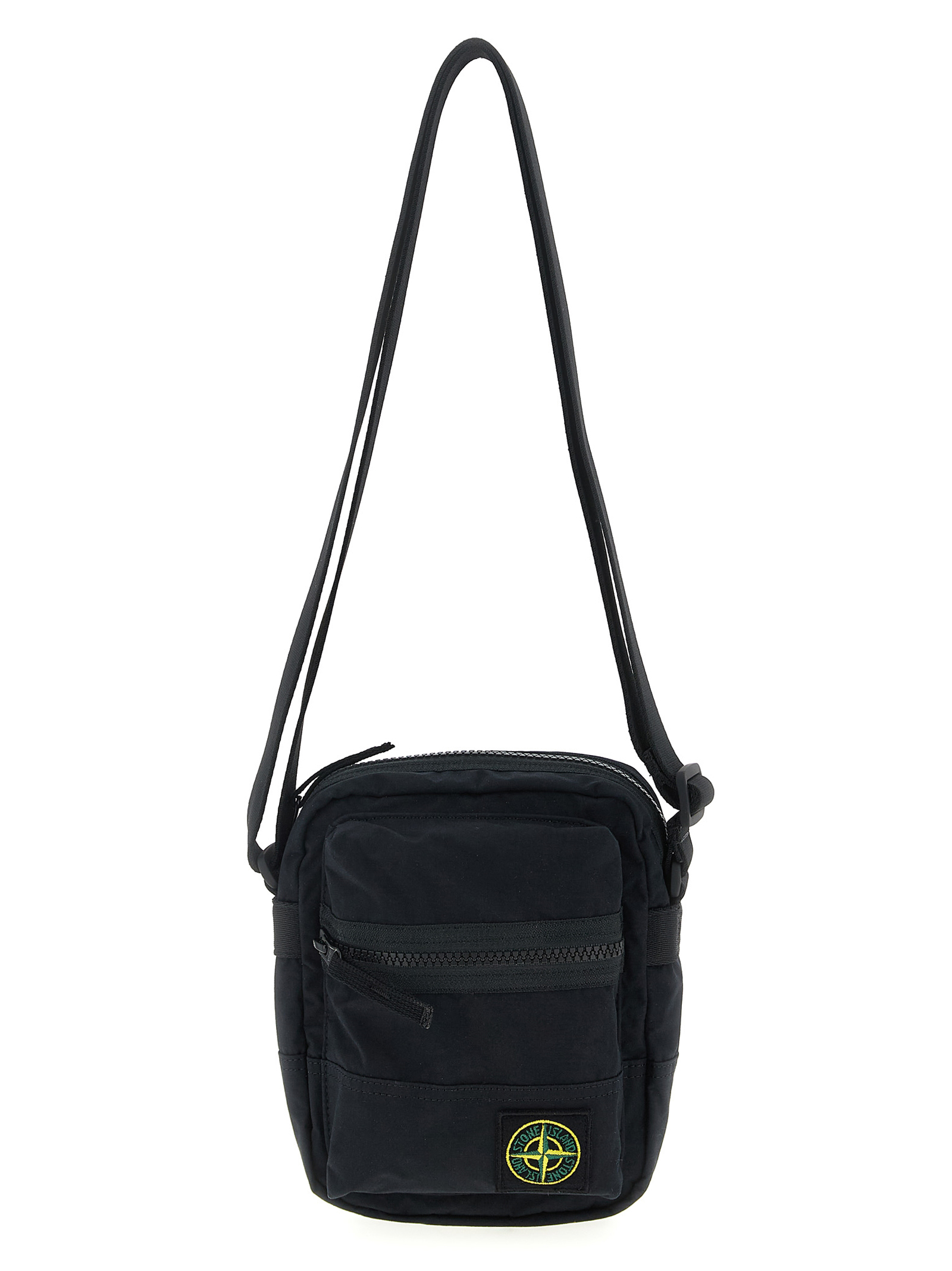 Logo badge crossbody bag