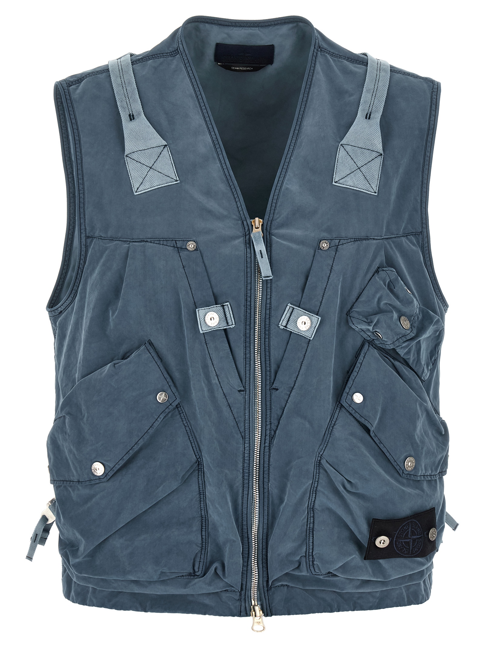 'G100016 David Light Indigo-Tc' vest