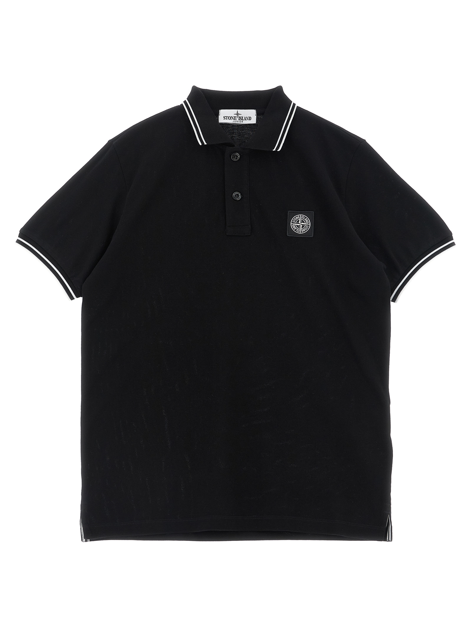 'Compass' logo polo shirt