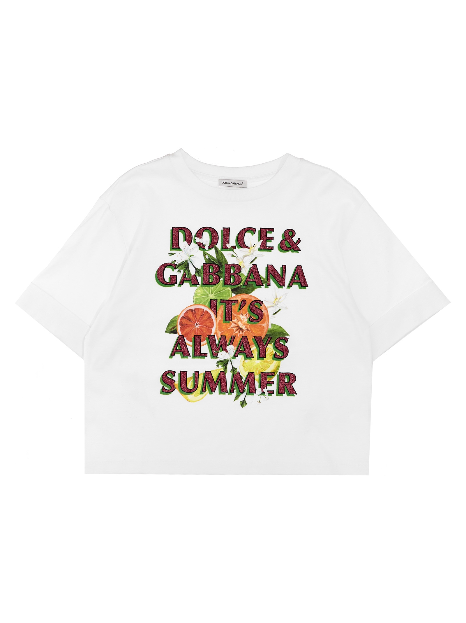 Glitter print T-shirt