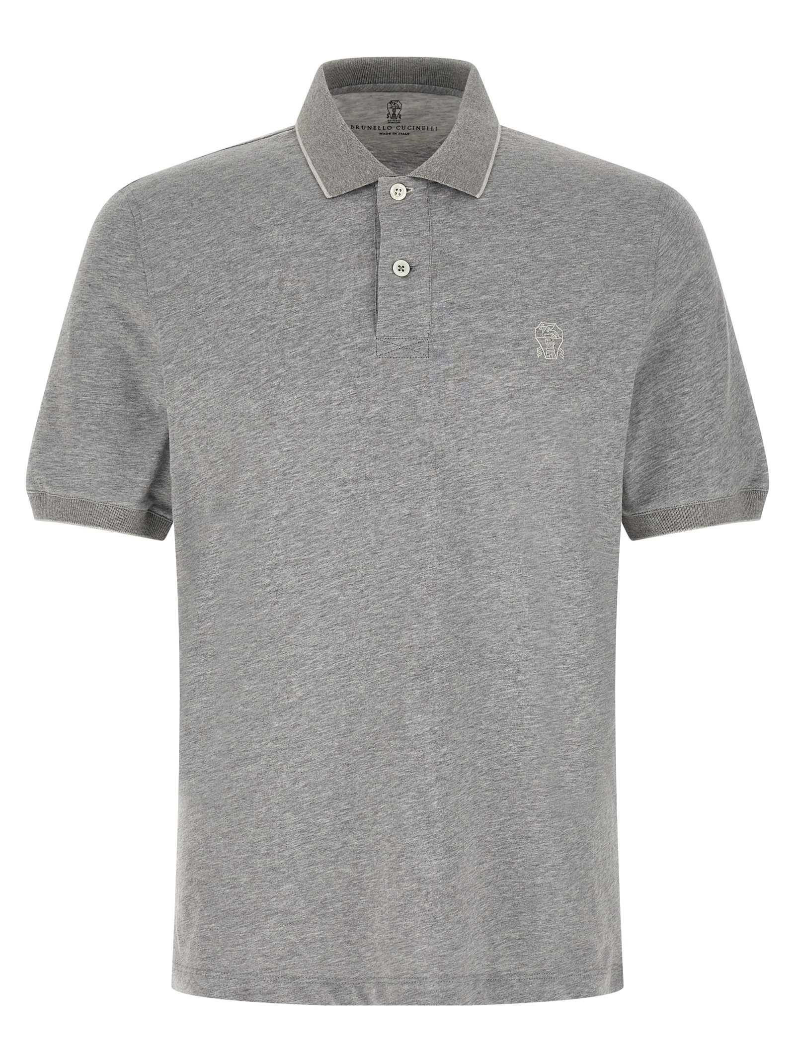 Stretch jersey polo shirt