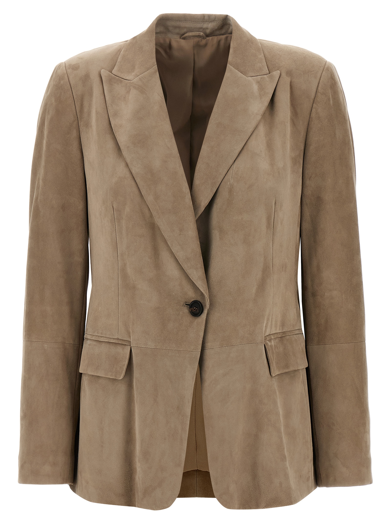 Suede blazer
