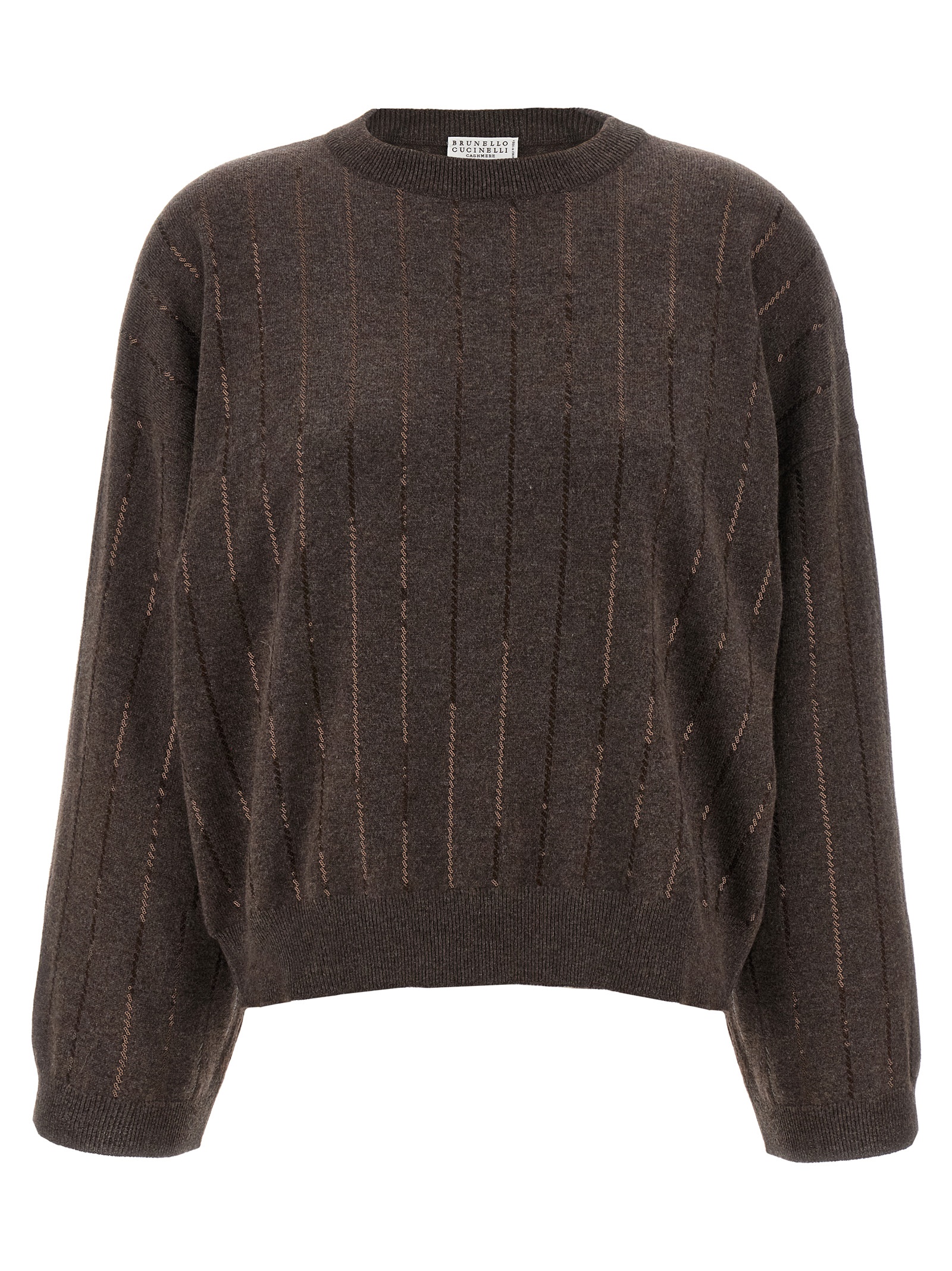 Sequin cashmere sweater
