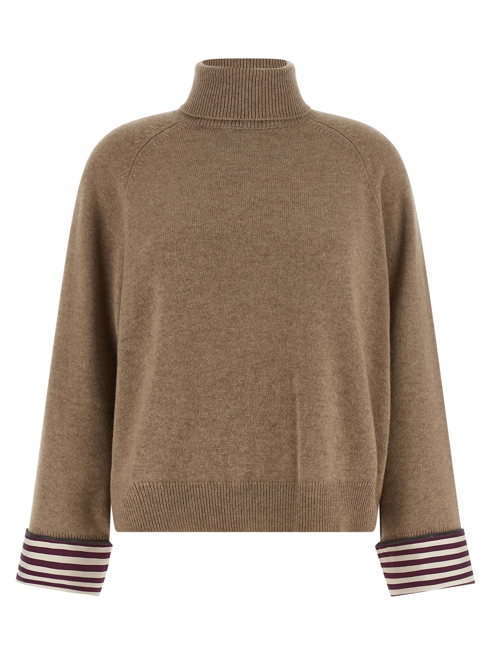 'Shiny Shirt Details' sweater