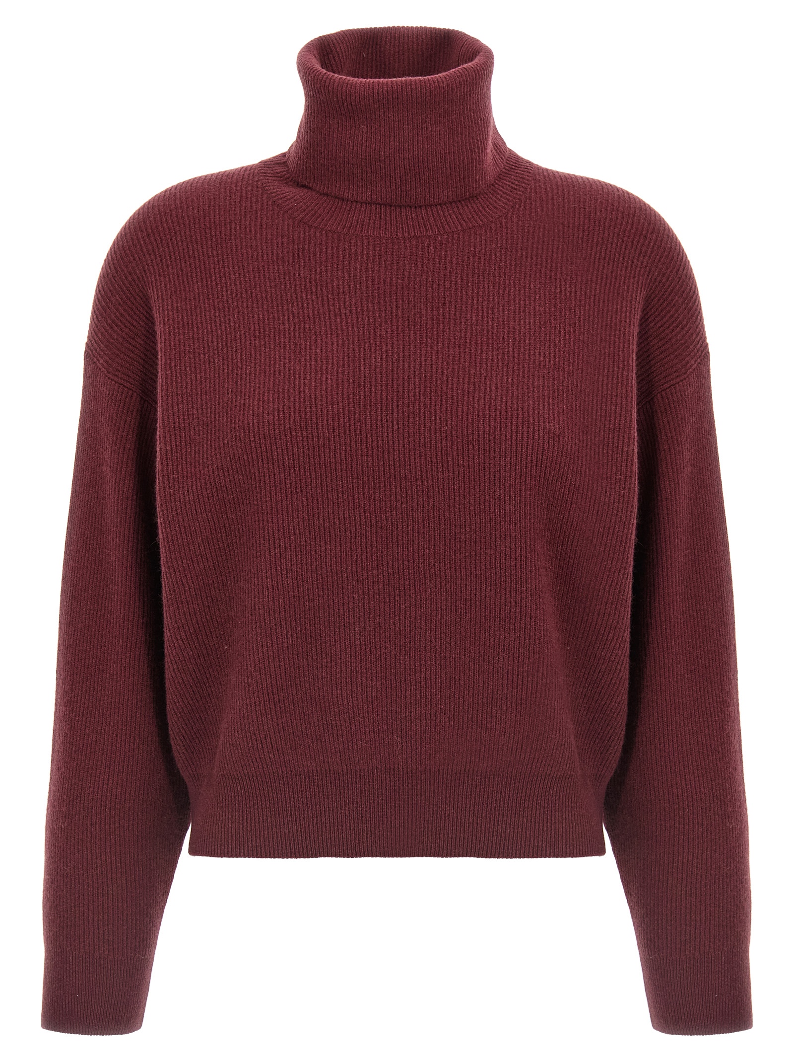 Ribbed turtleneck sweater