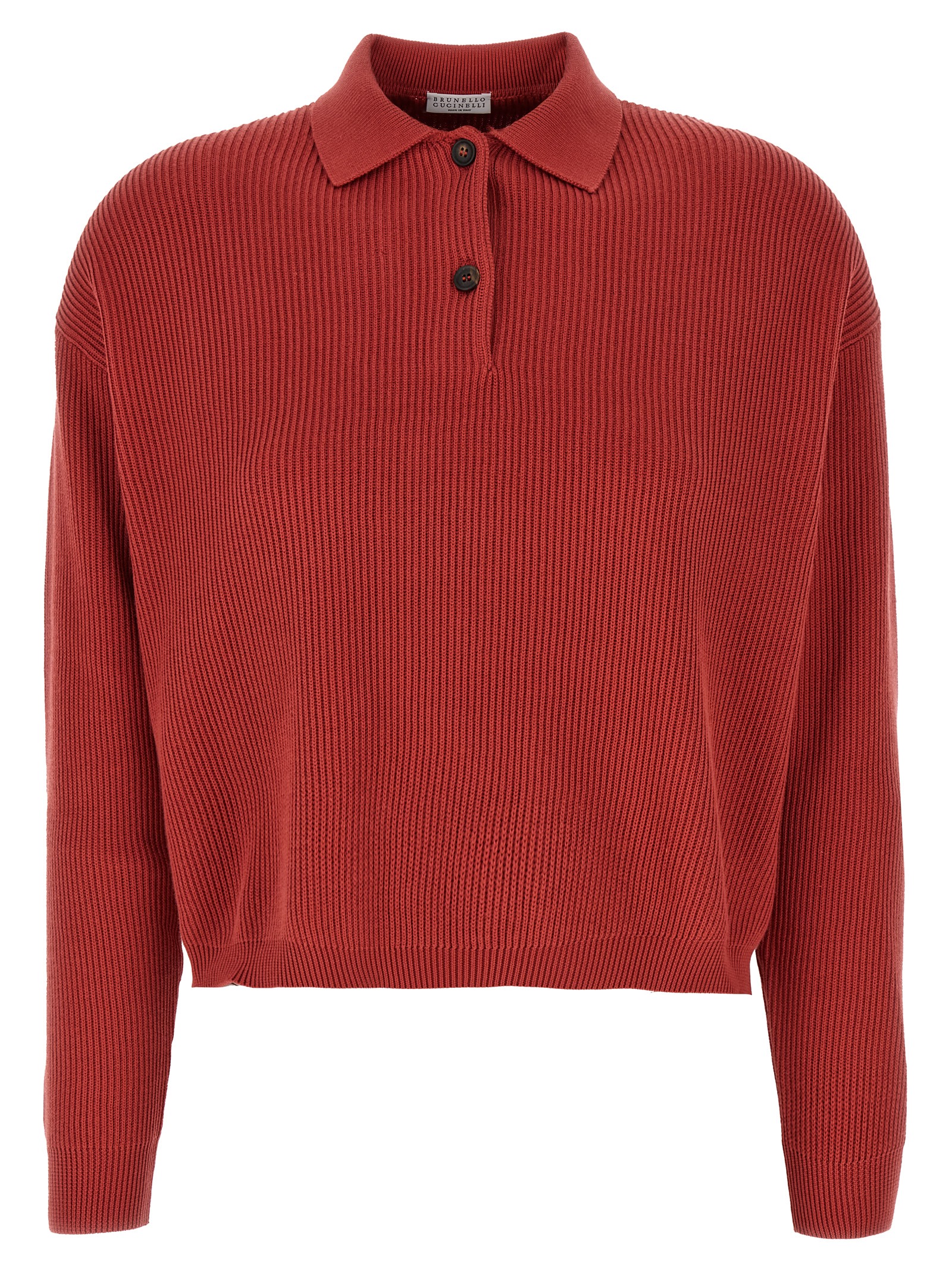 Knitted polo shirt