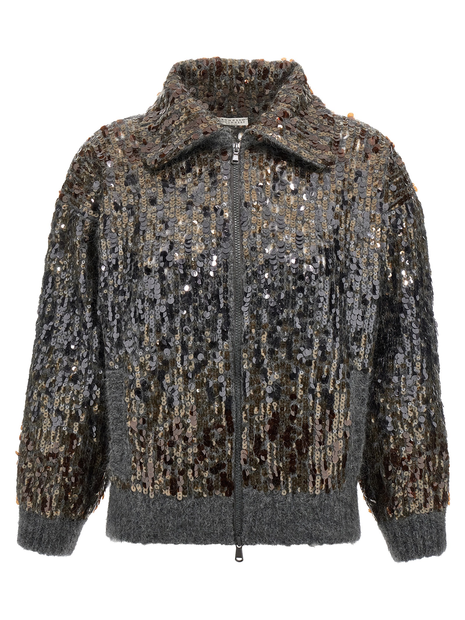 'Dazzling Dégradé Embroidery' cardigan