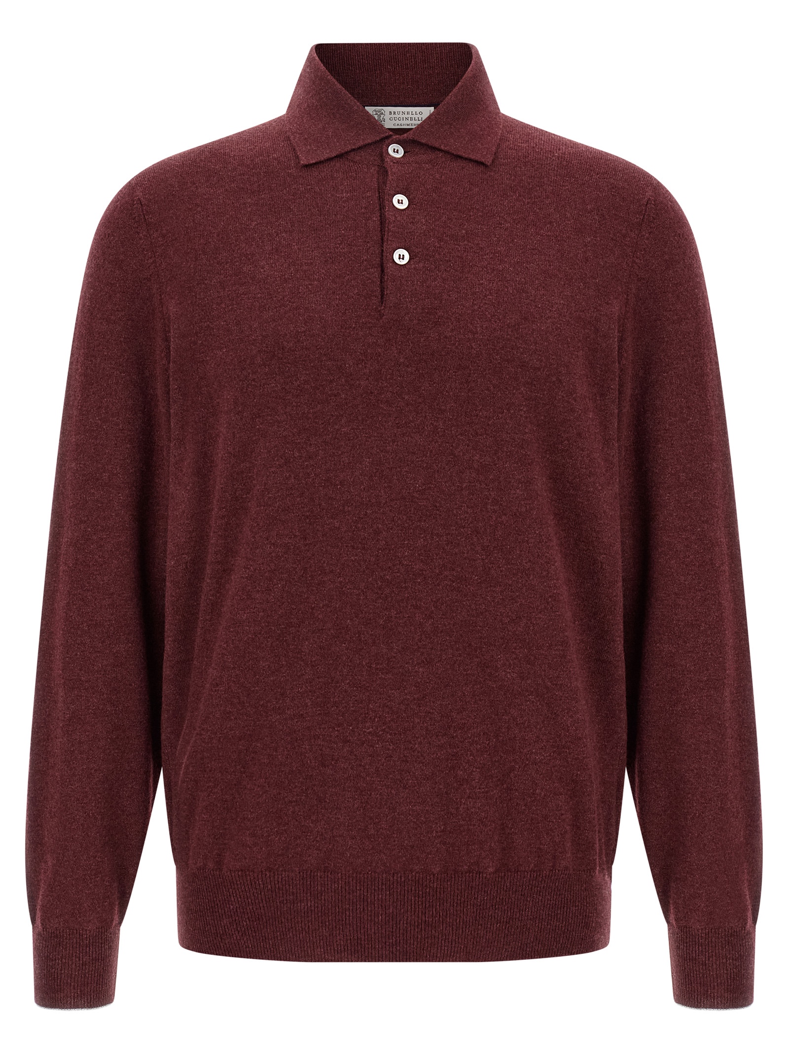Cashmere polo shirt