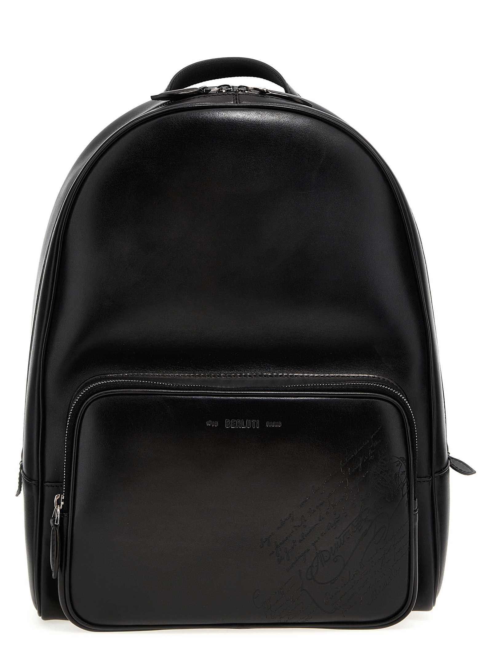 Leather backpack