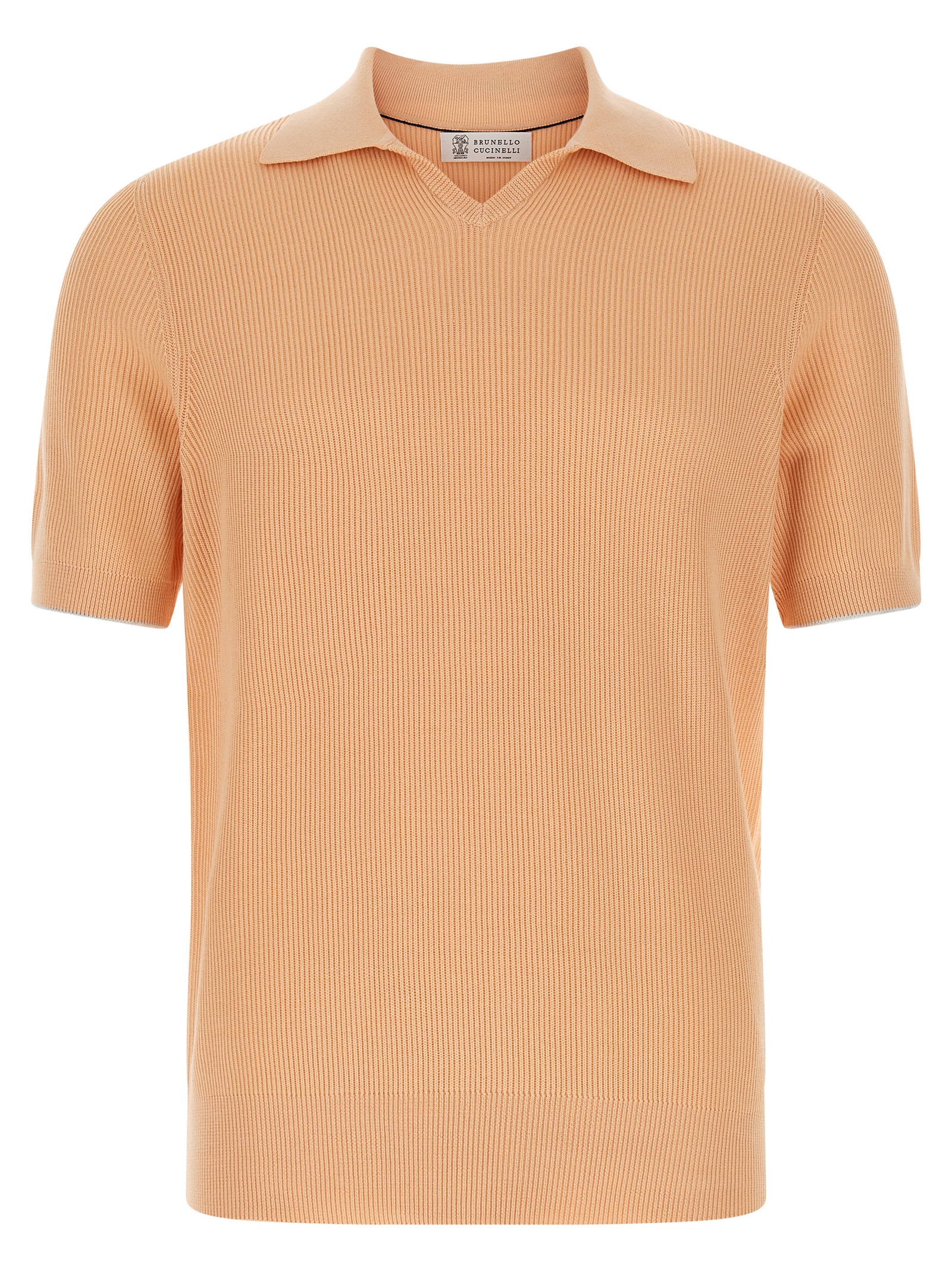 Knitted polo shirt