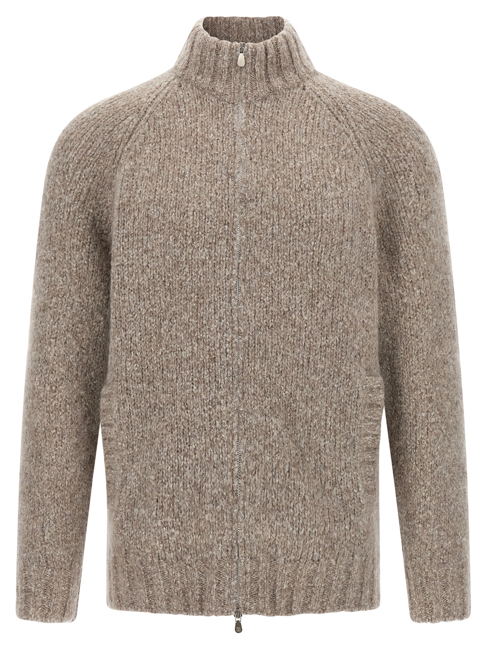 Alpaca wool cardigan