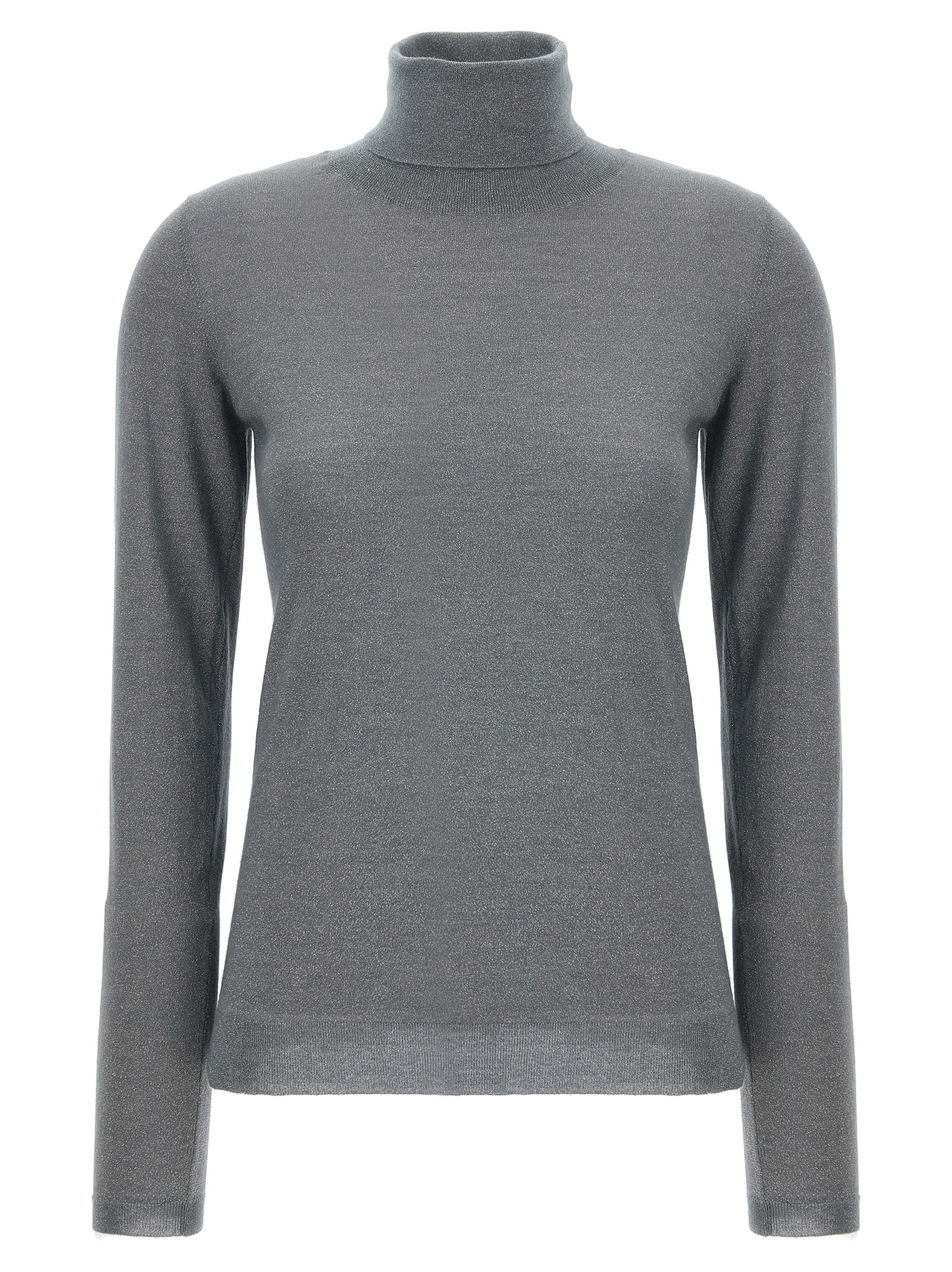 Lurex turtleneck sweater