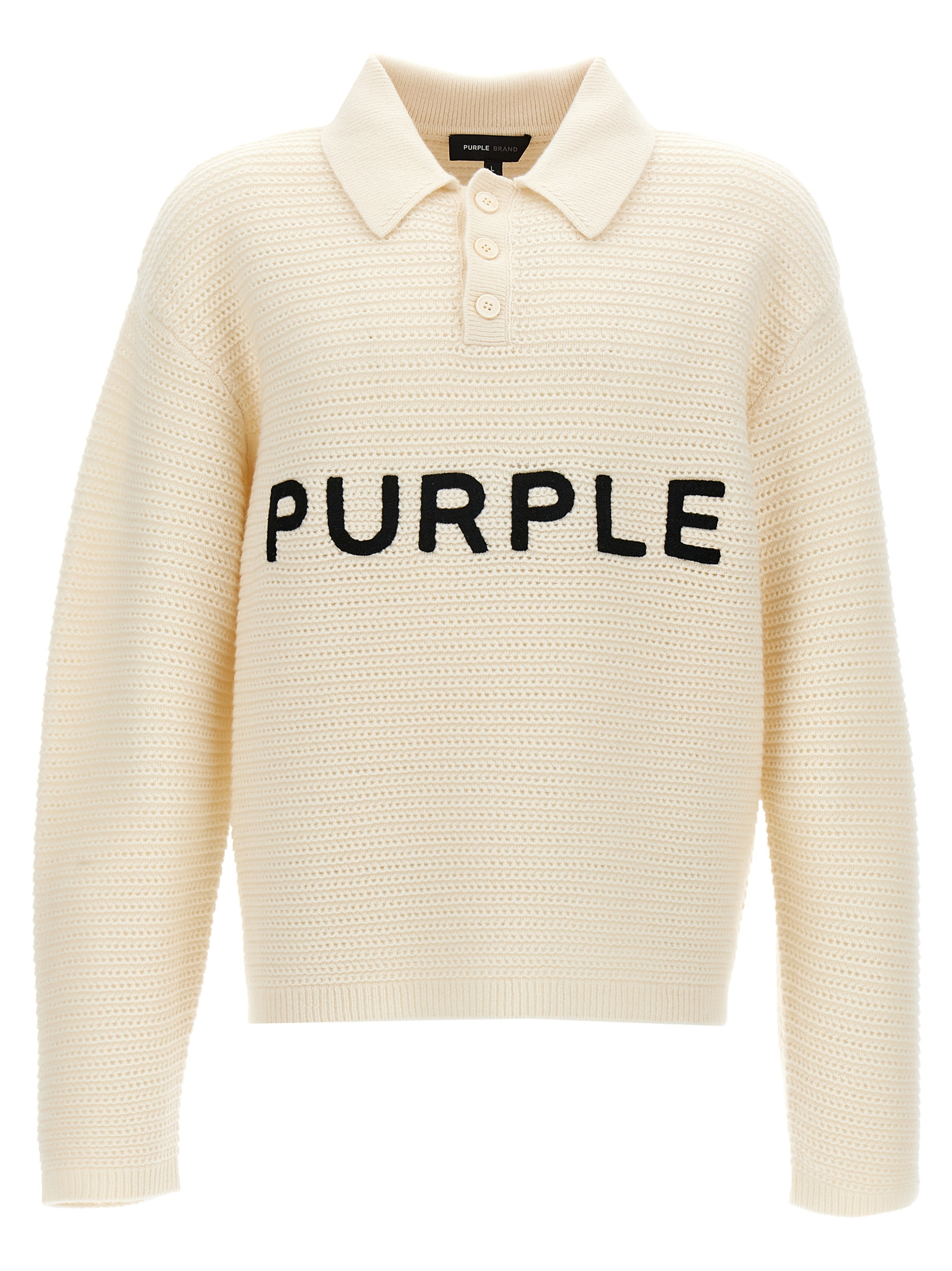 Logo embroidery sweater