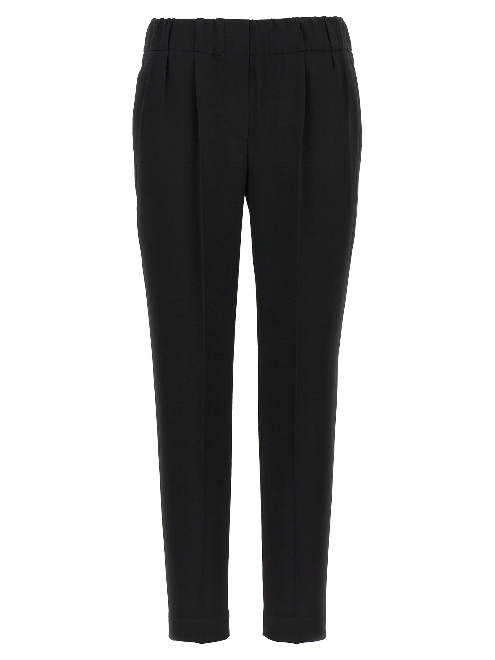 Silk blend pants