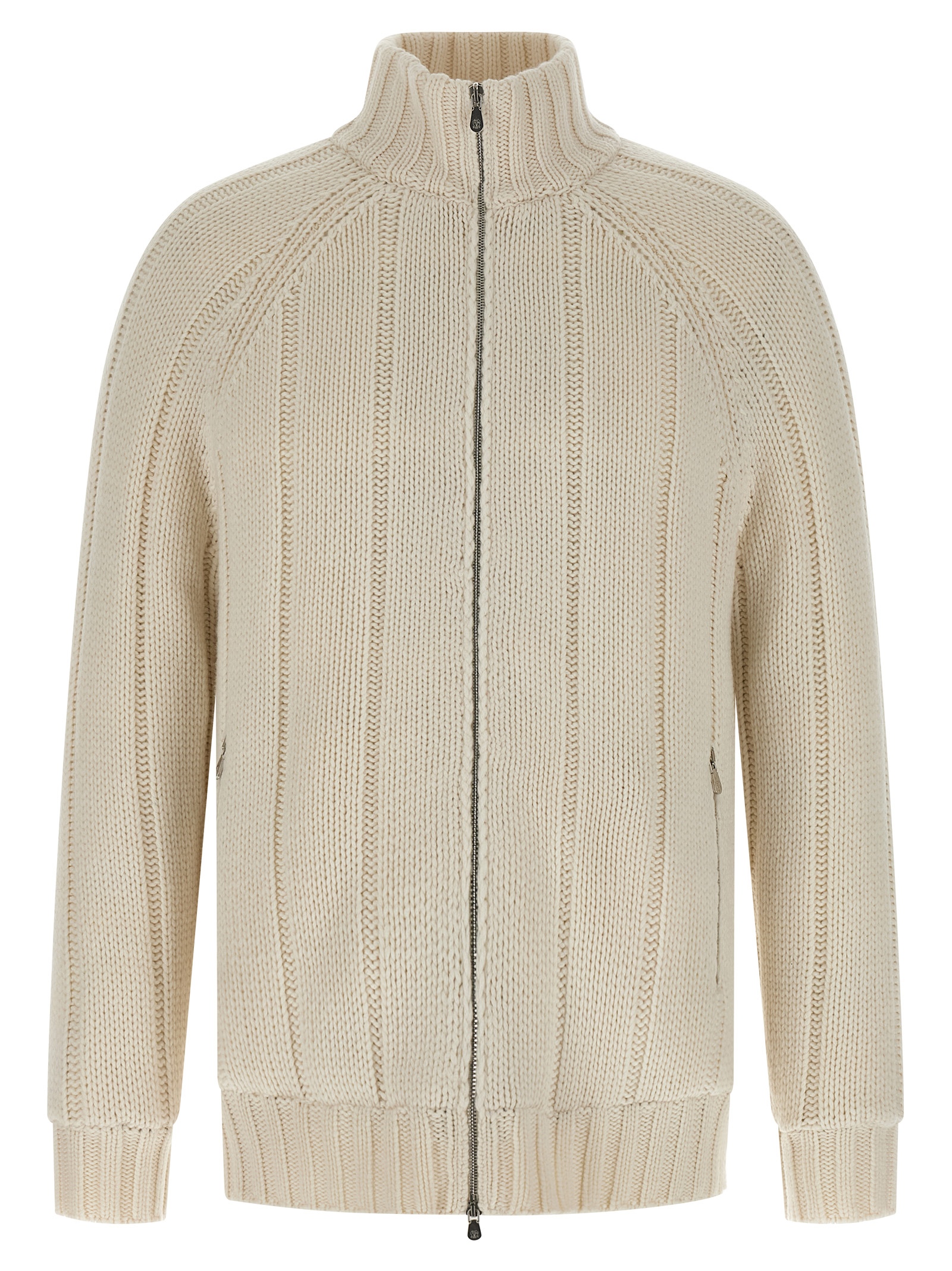 Knitted down jacket