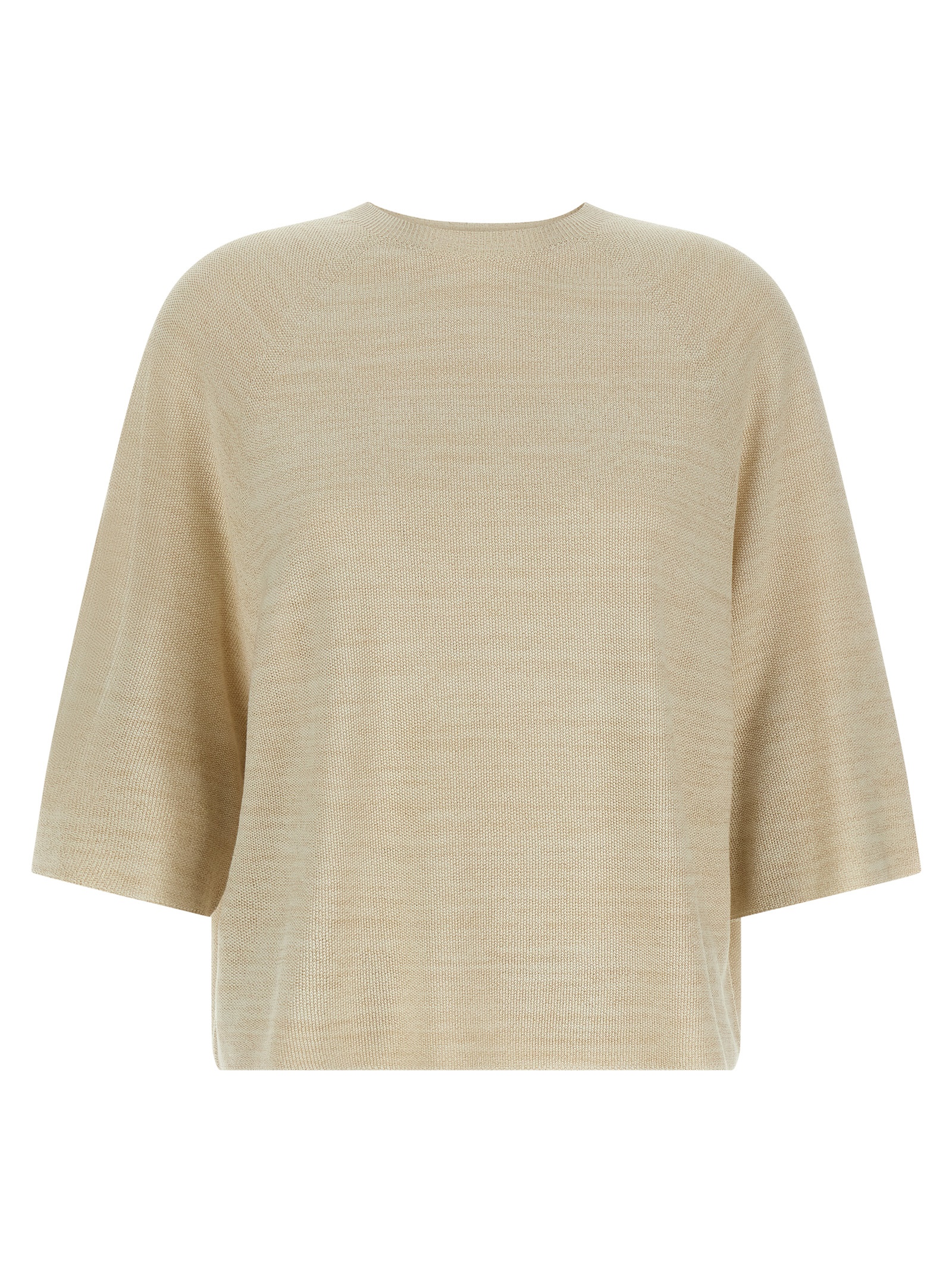 Lamé thread sweater