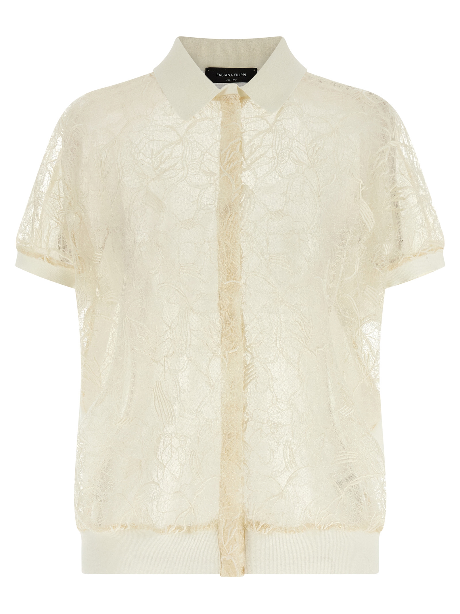 Organza lace cardigan