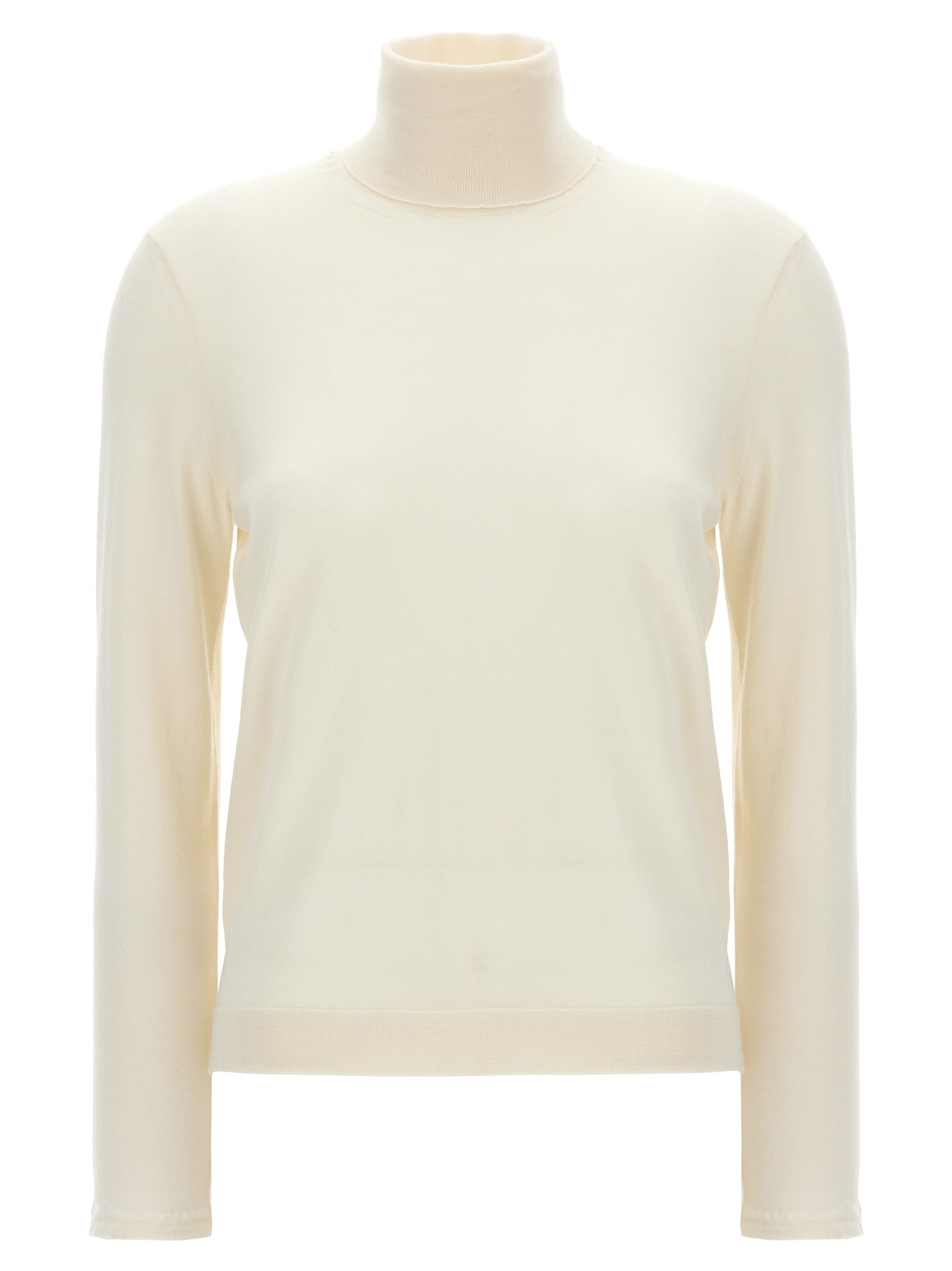 Silk cashmere turtleneck sweater