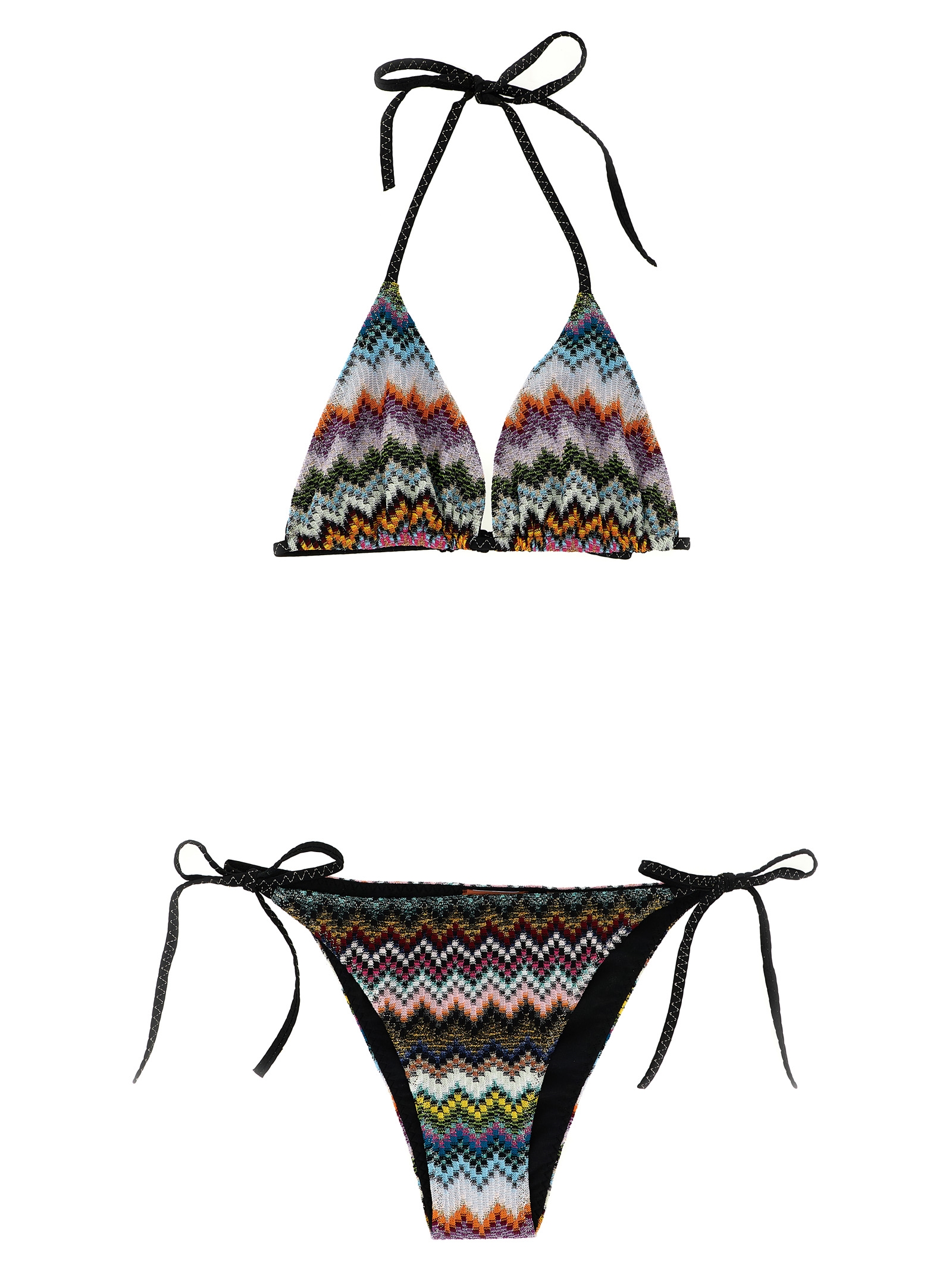 Zigzag pattern bikini