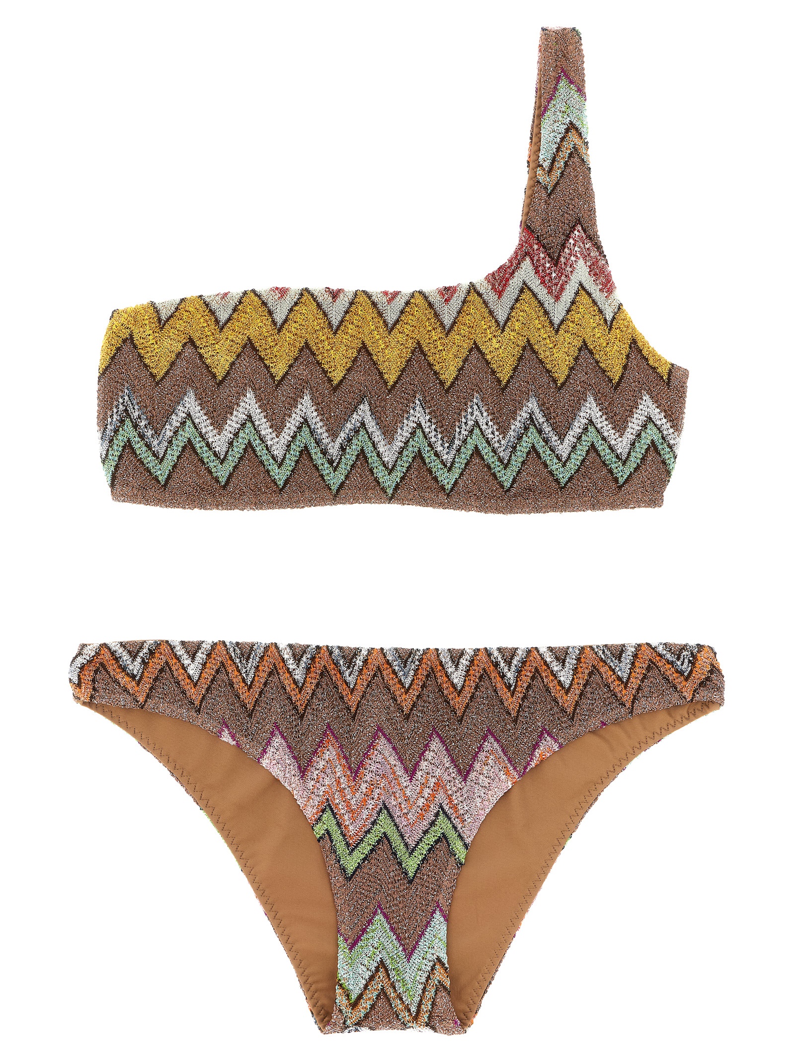 Lamé viscose bikini
