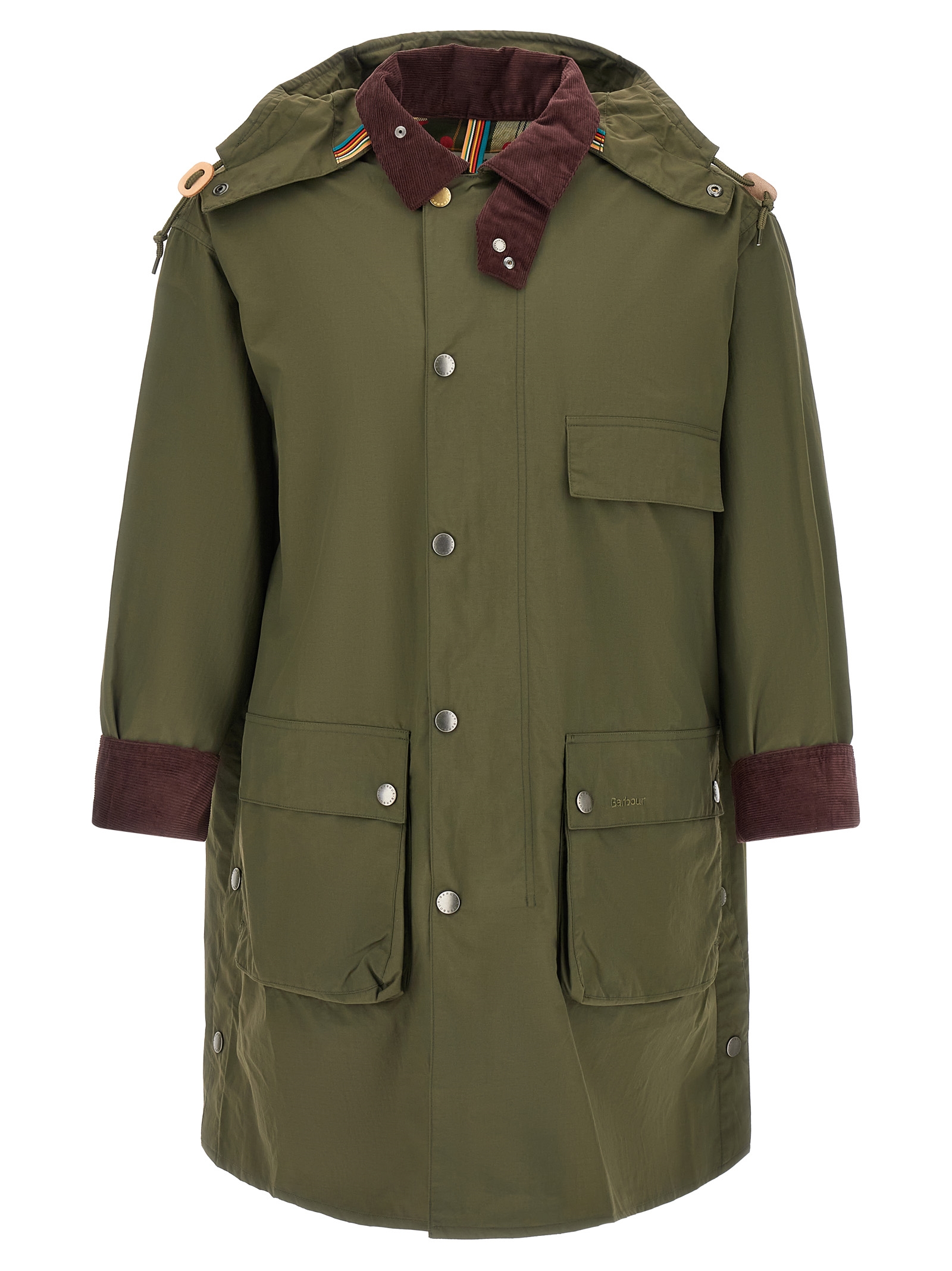 Waterproof parka Paul Smith loves Barbour