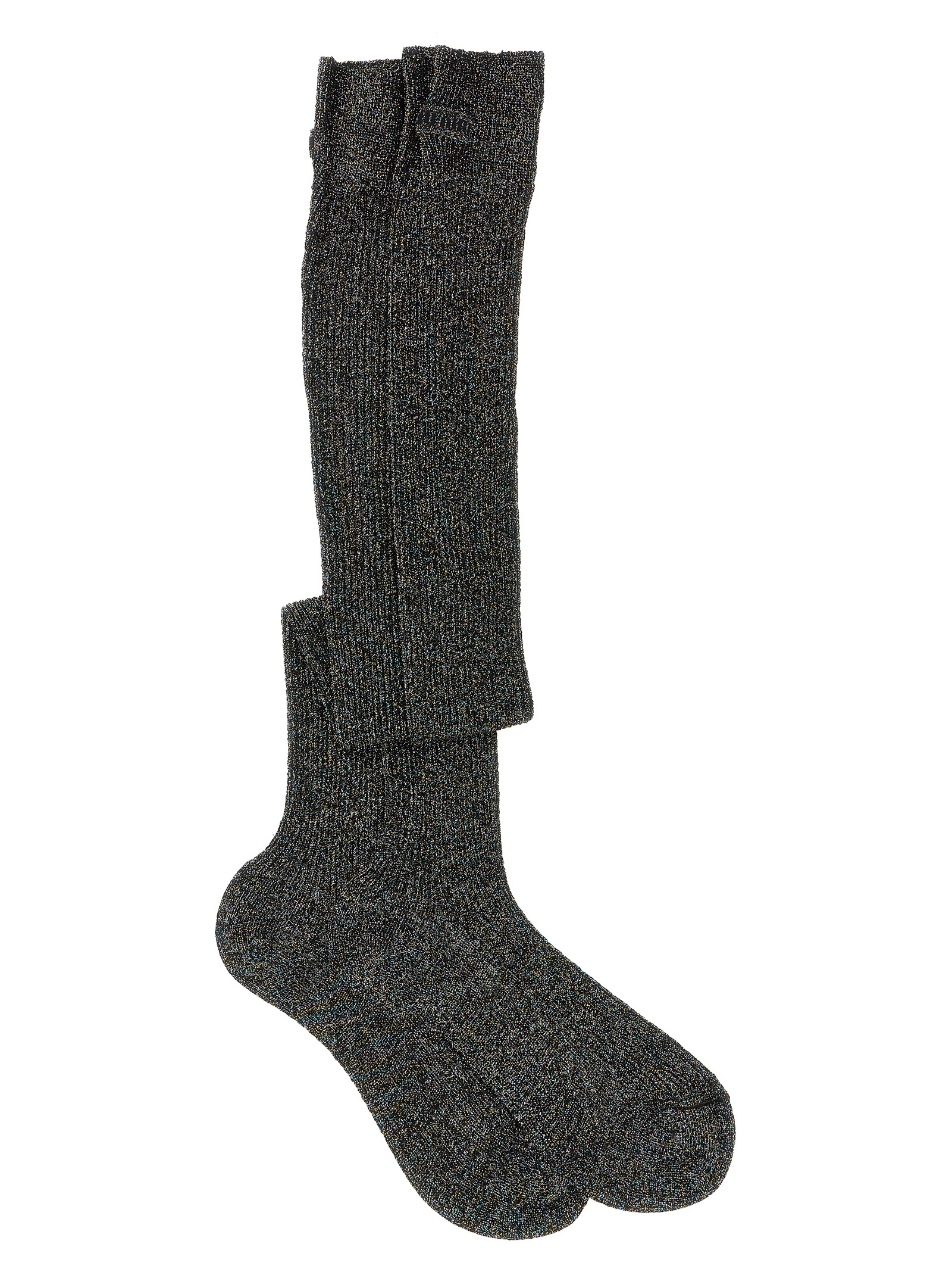 Lamé viscose socks