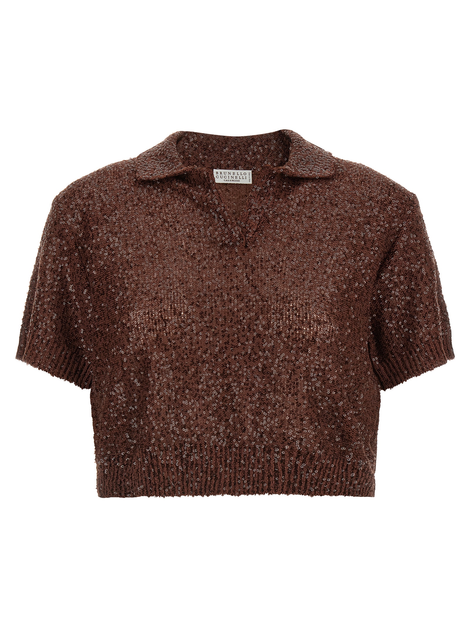 Knitted polo shirt