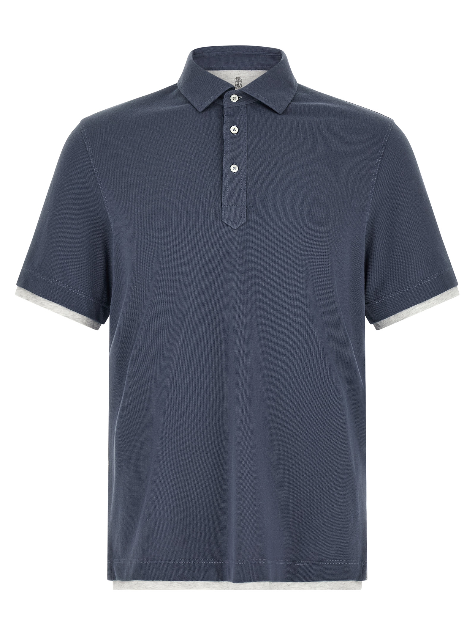 Double layer polo shirt