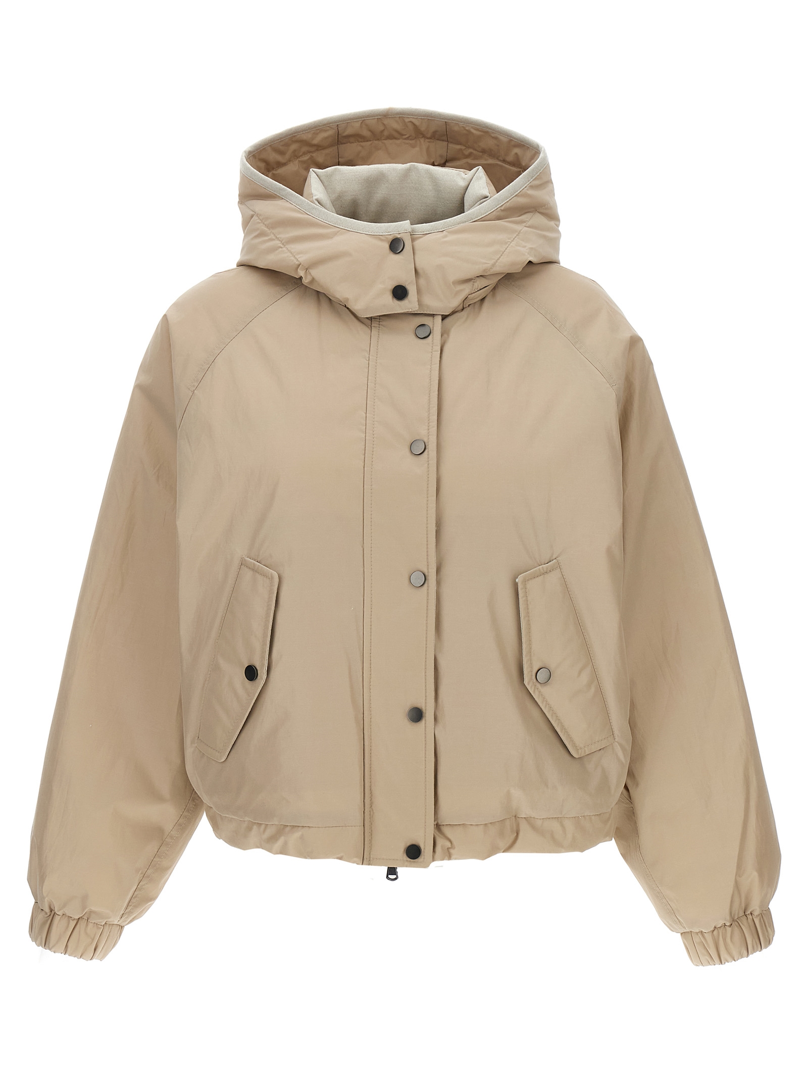 Cropped down jacket